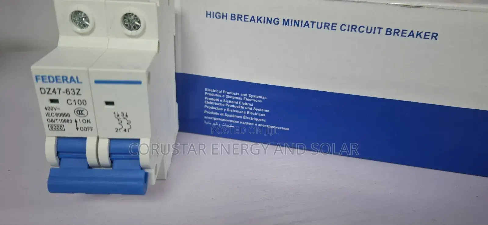 100a Federal MCB Breaker