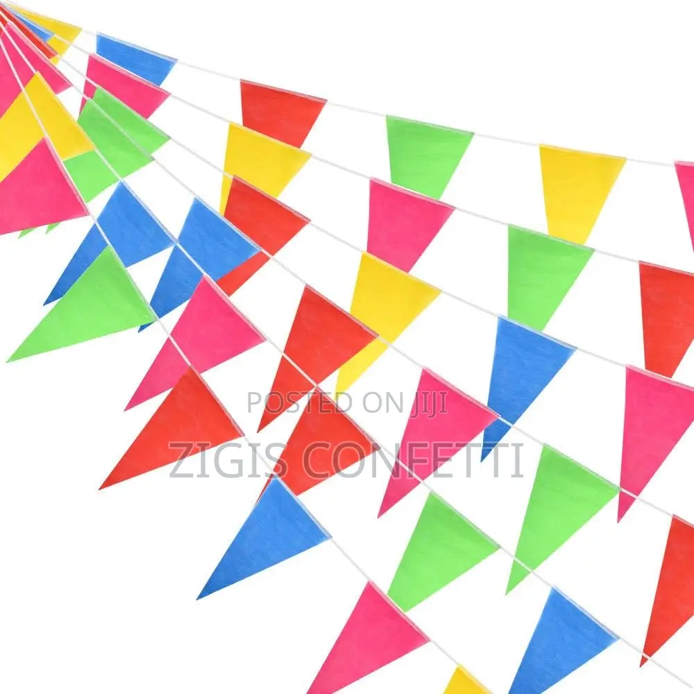 60 Triangle Bunting Flag Banner 50ft