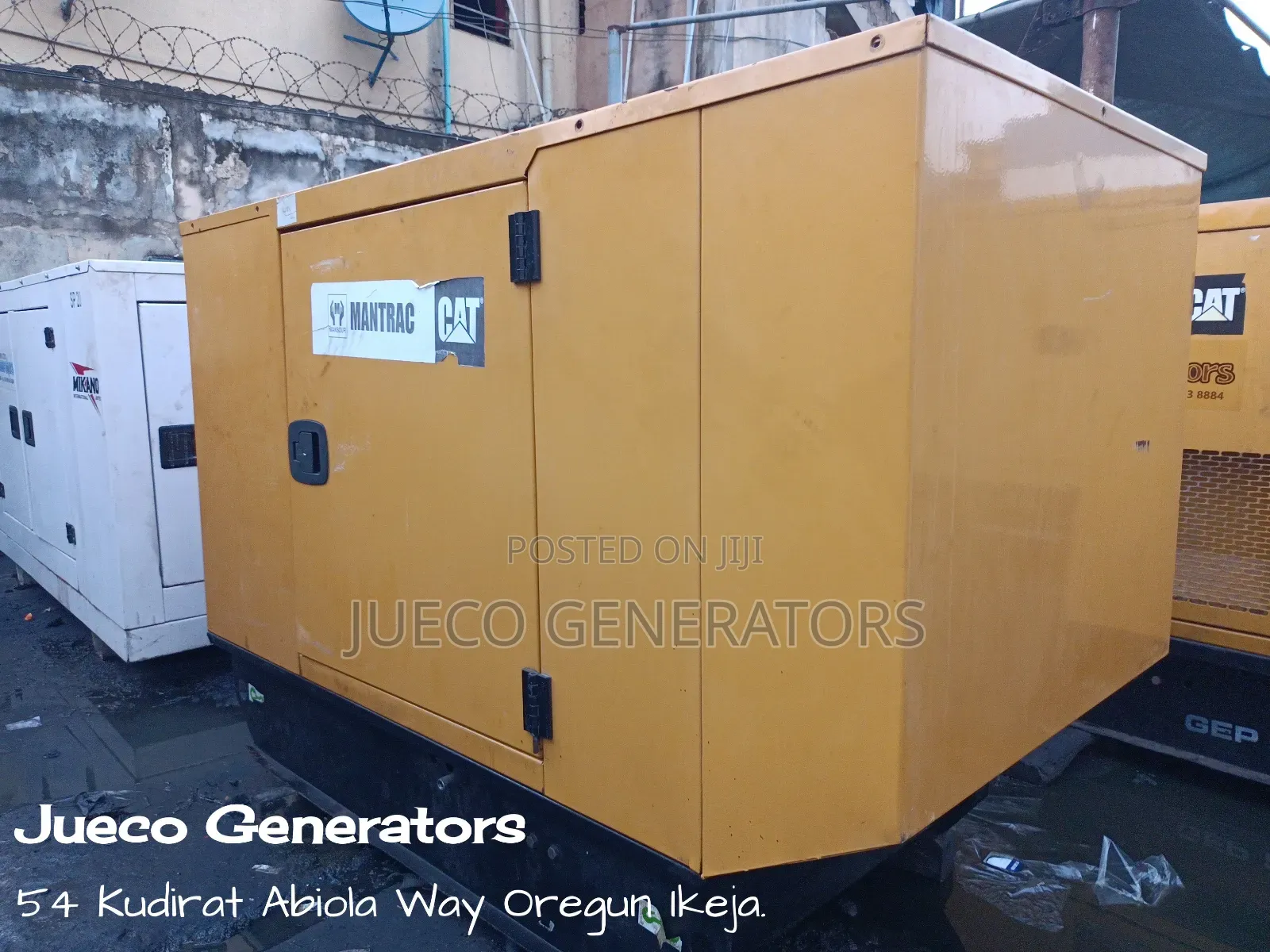 Mantrac 15kva Perkins Caterpillar Soundproof Generator.