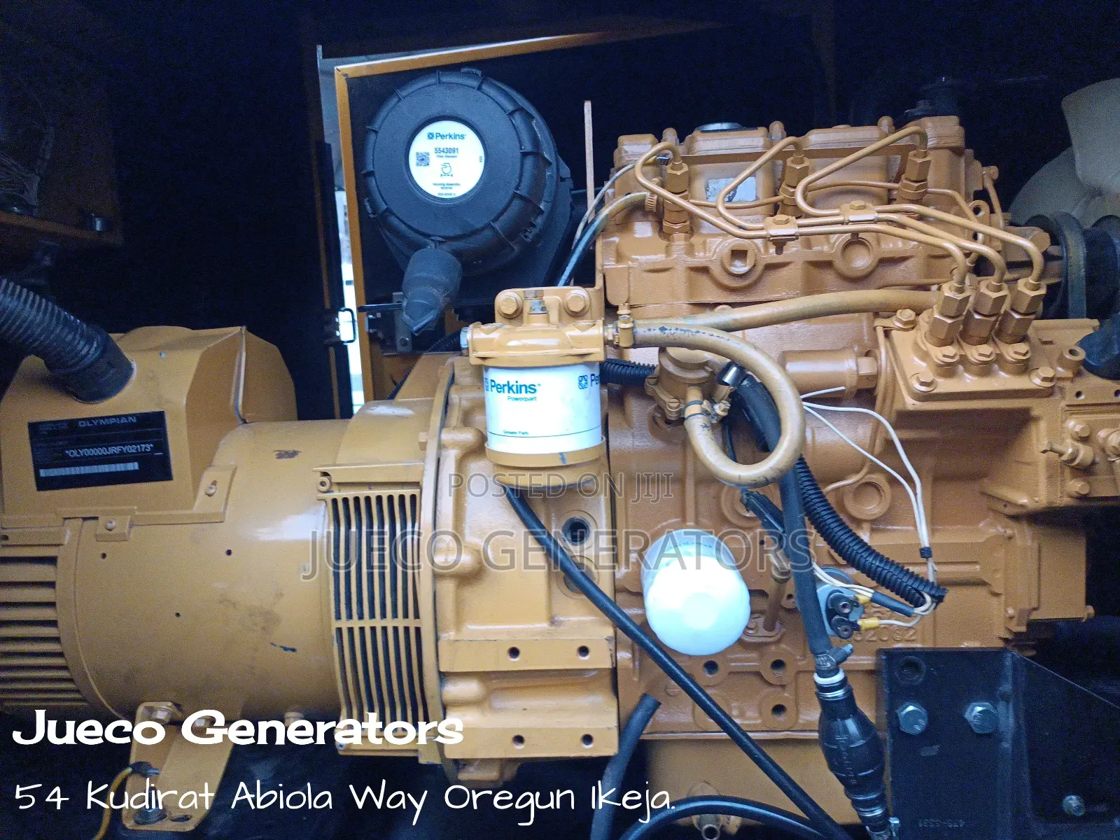 Mantrac 15kva Perkins Caterpillar Soundproof Generator.