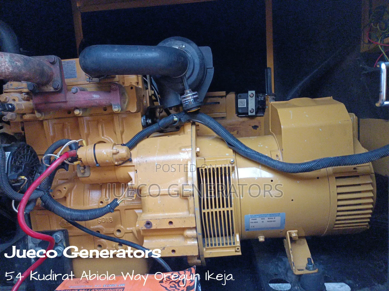 Mantrac 15kva Perkins Caterpillar Soundproof Generator.