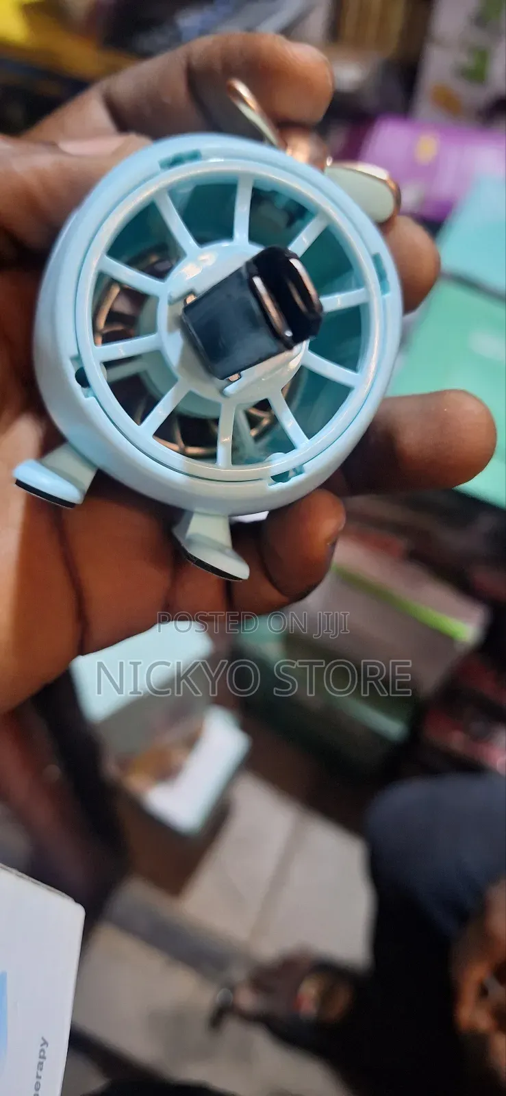 Car Air Freshener With Light Auto Fan Car Perfume Diffuser