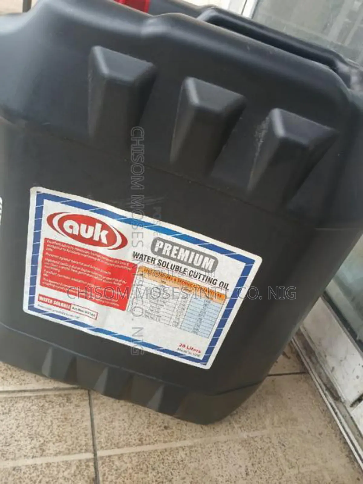 Auk Water Soluble Cutting Oil (20liters)