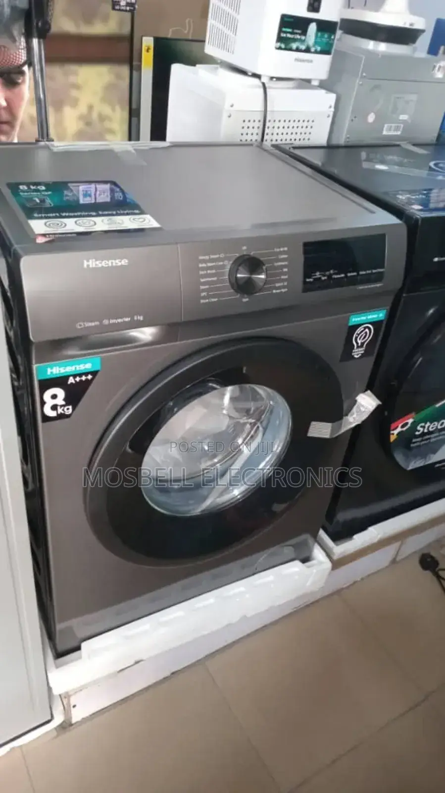 Hisense WM 8014t-WFQP
FL, 8 KG Frontload, Smart Control,