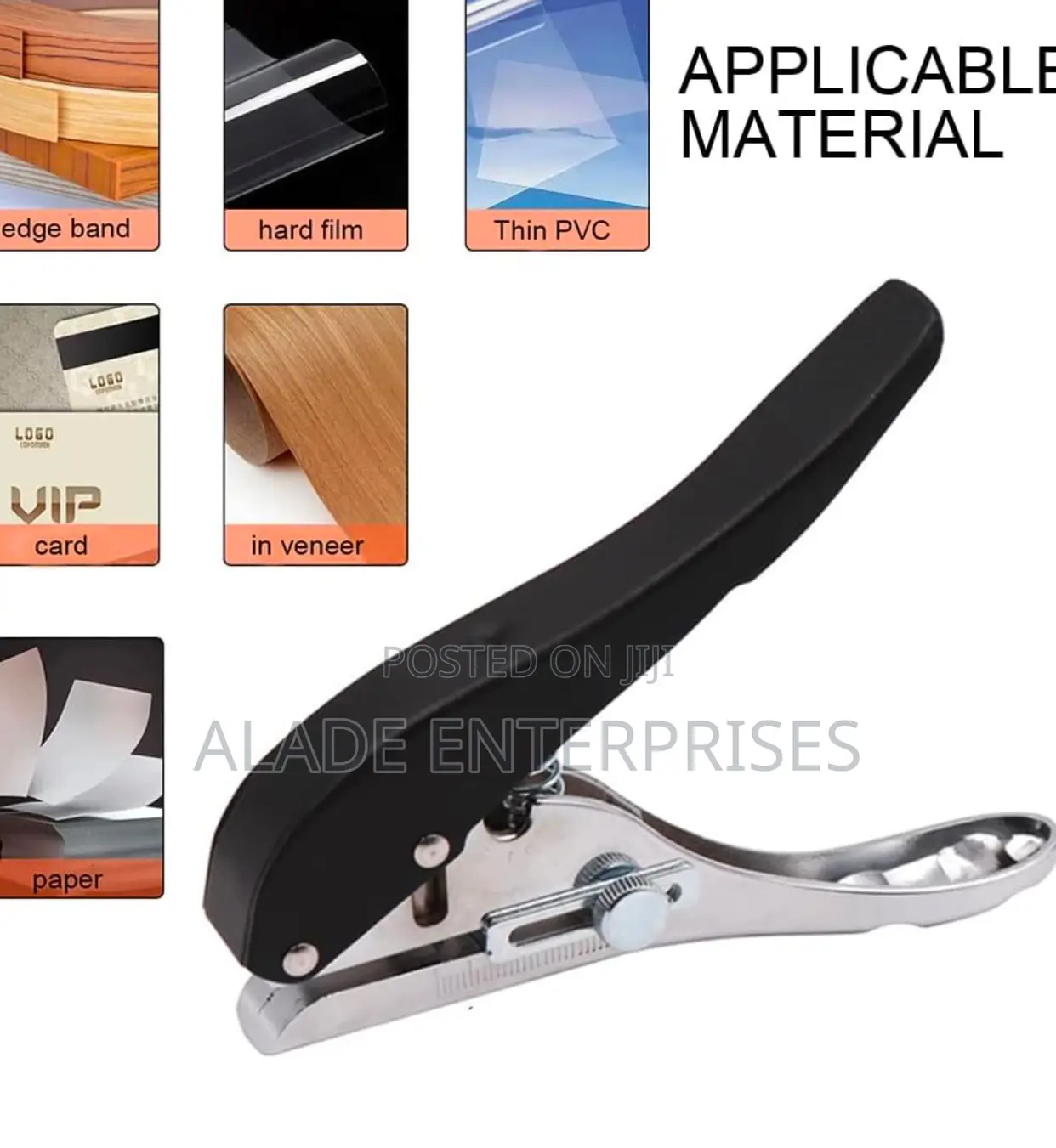 Hole Punch Set With Countersink Dril