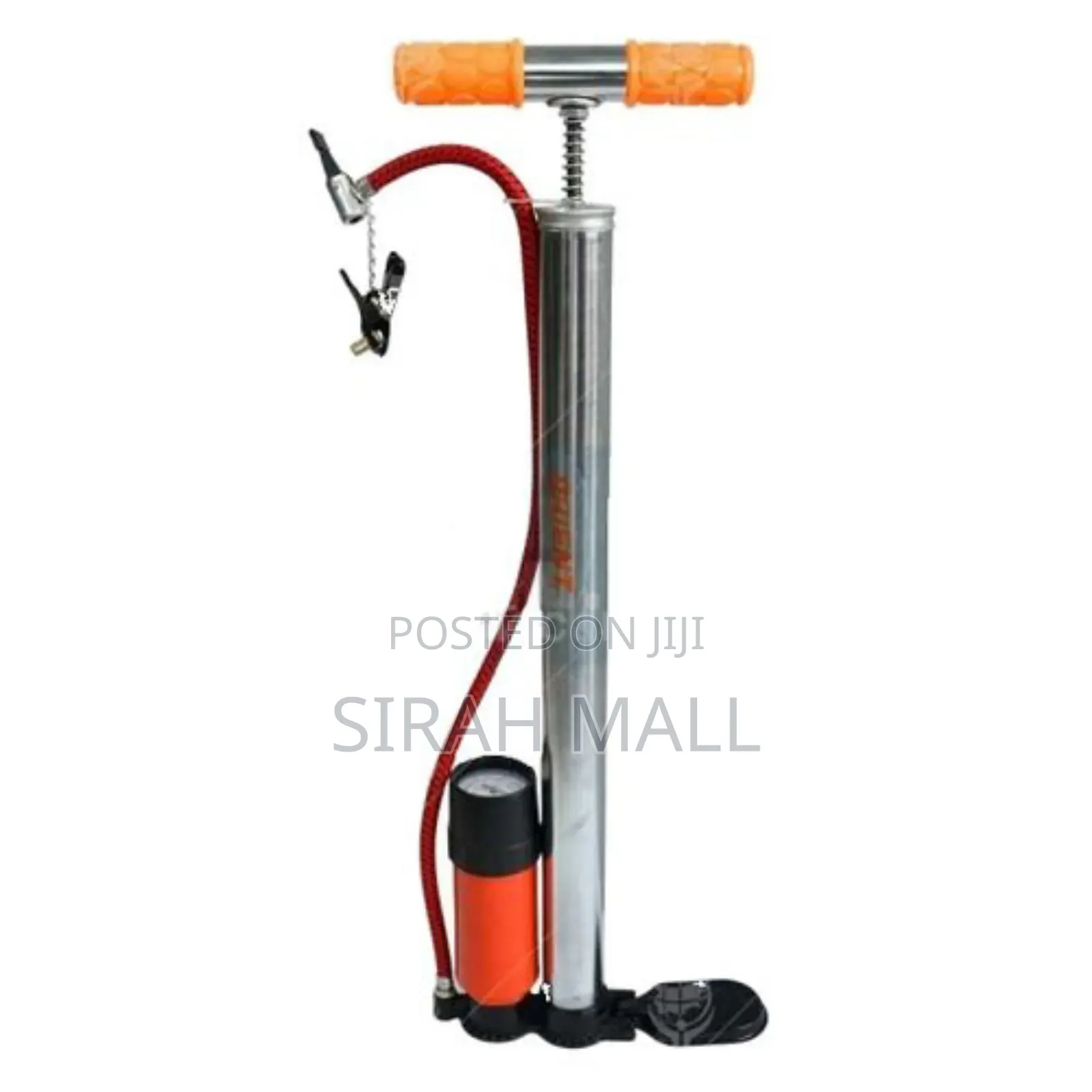 Portable High Pressure Pump With Tank, Guage for Bikes,