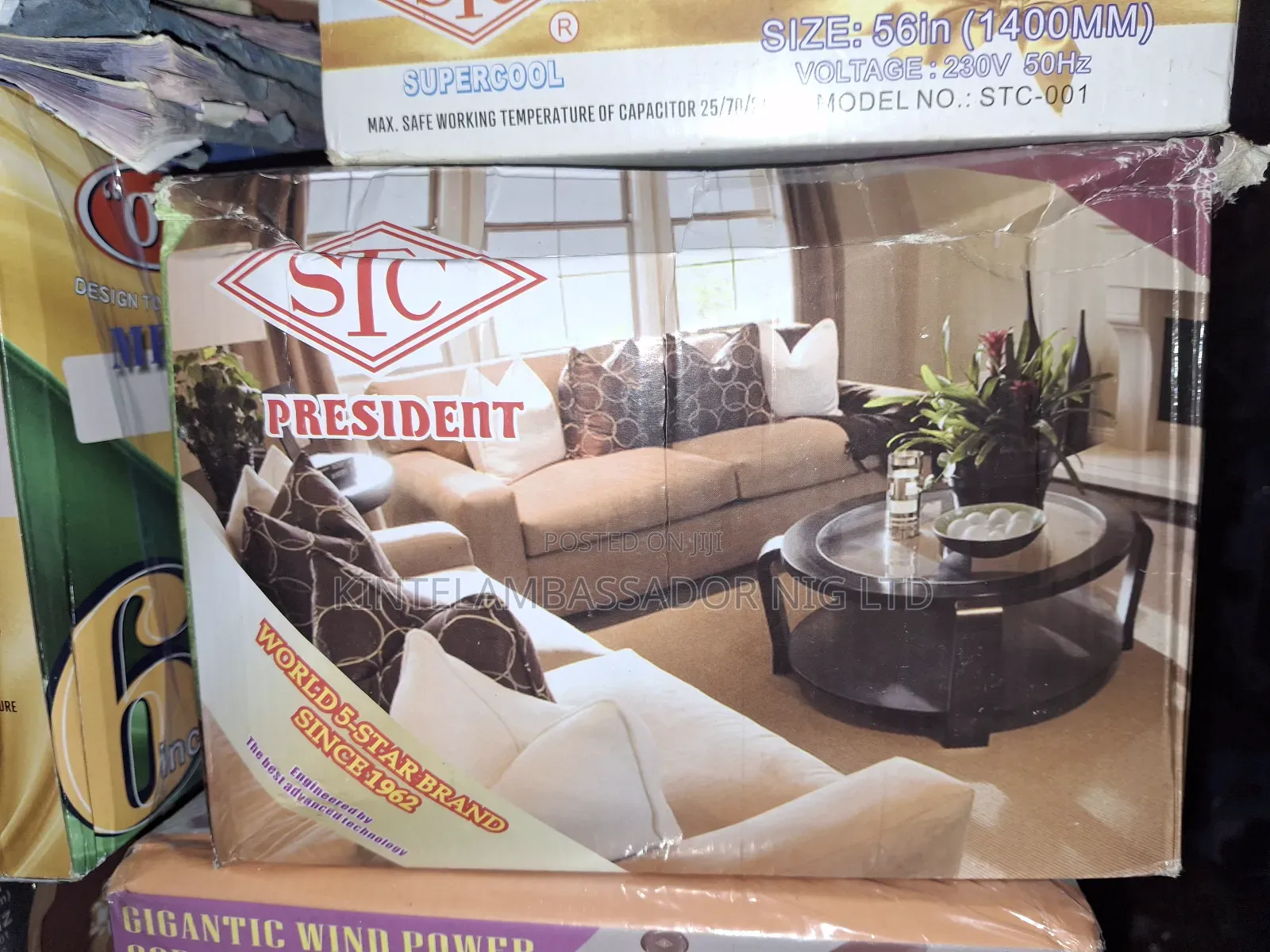 STC President Ceiling Fan 56"