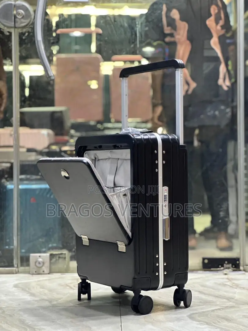 Aluminum Luggage Box With a Laptop Space.