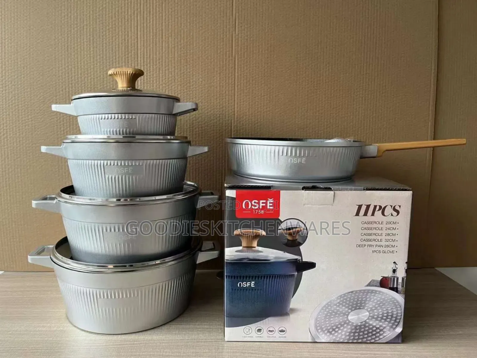 11 PCS Granite Pot Set