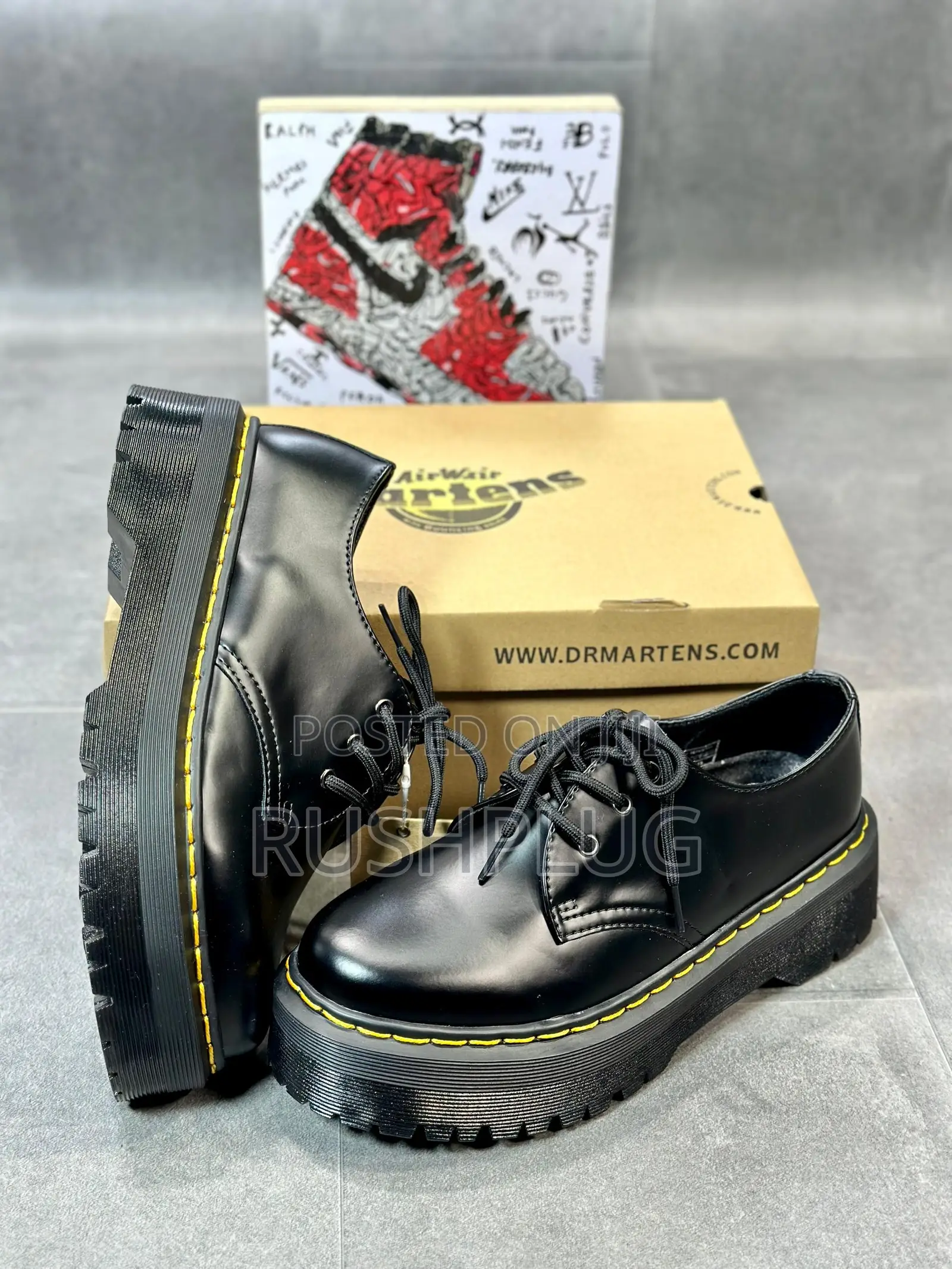 Dr Martens 1461 Zebra Embossed Bex Oxford Chunky Shoe
