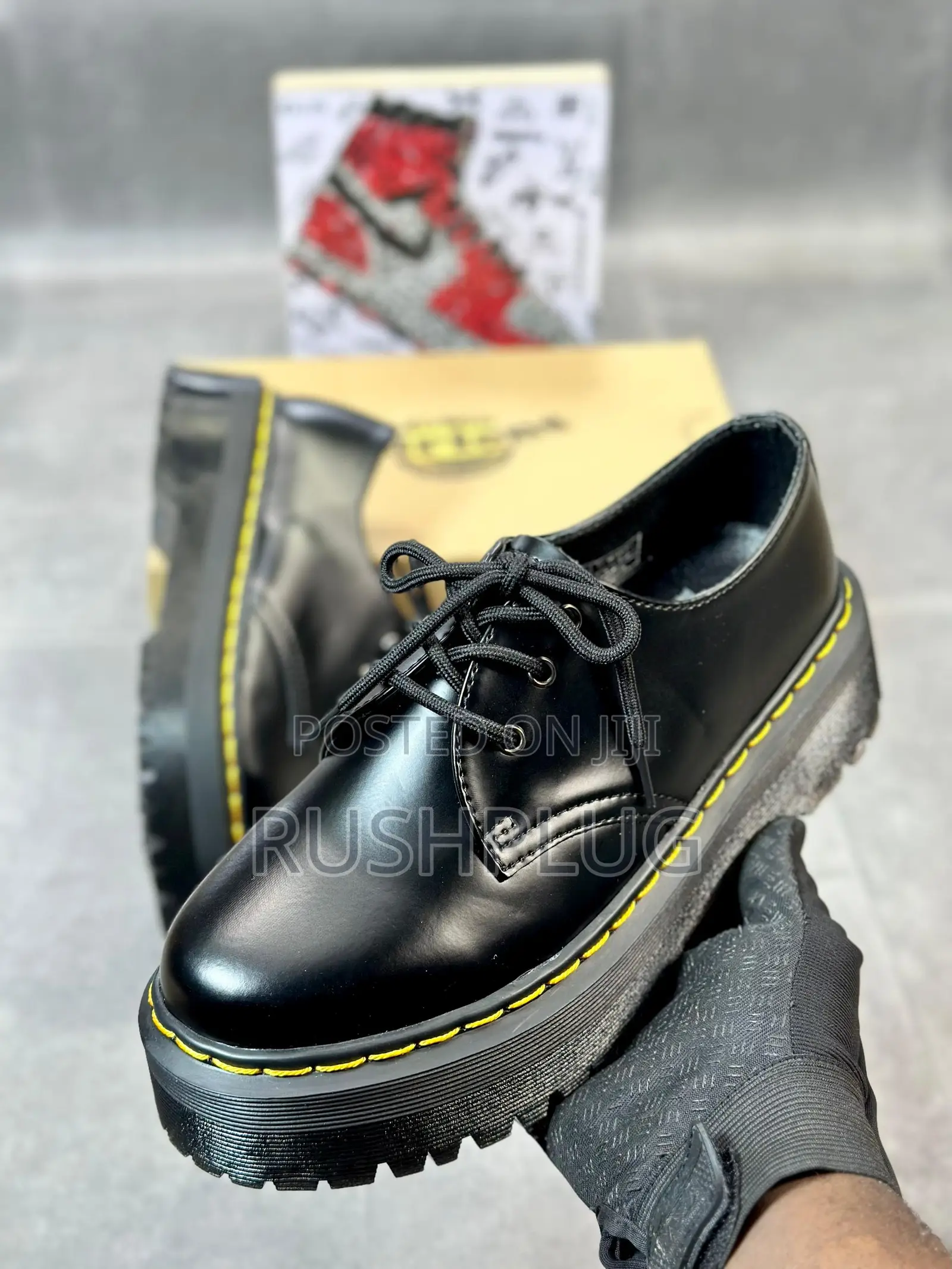 Dr Martens 1461 Zebra Embossed Bex Oxford Chunky Shoe