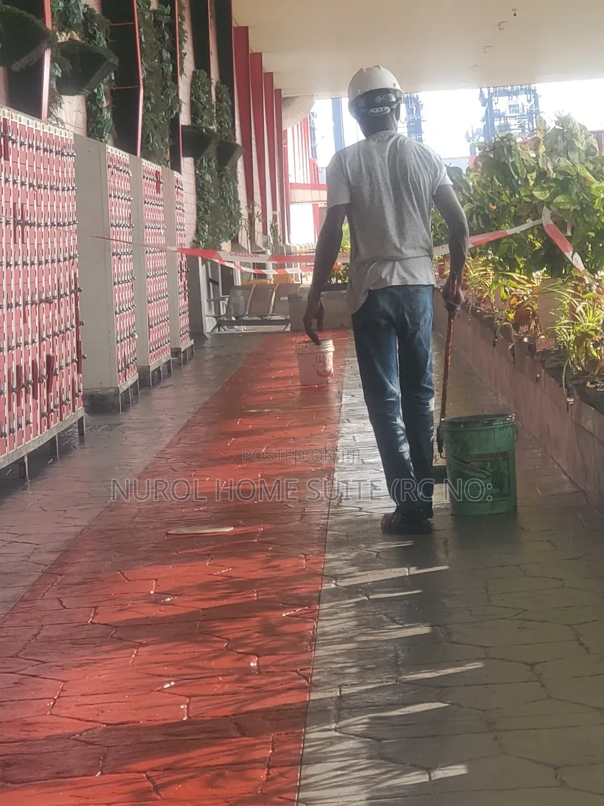 Stamped Concrete Floor Polishing/Maintenance