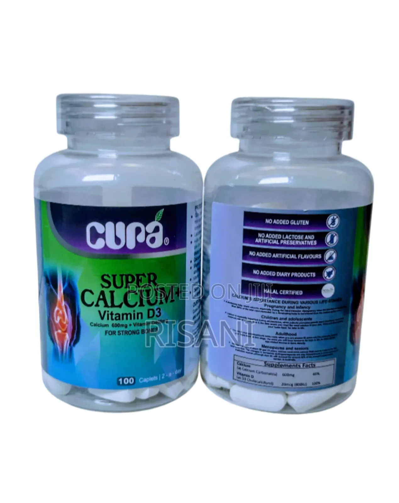 Super Calcium Vitamin D3 100 Tablets