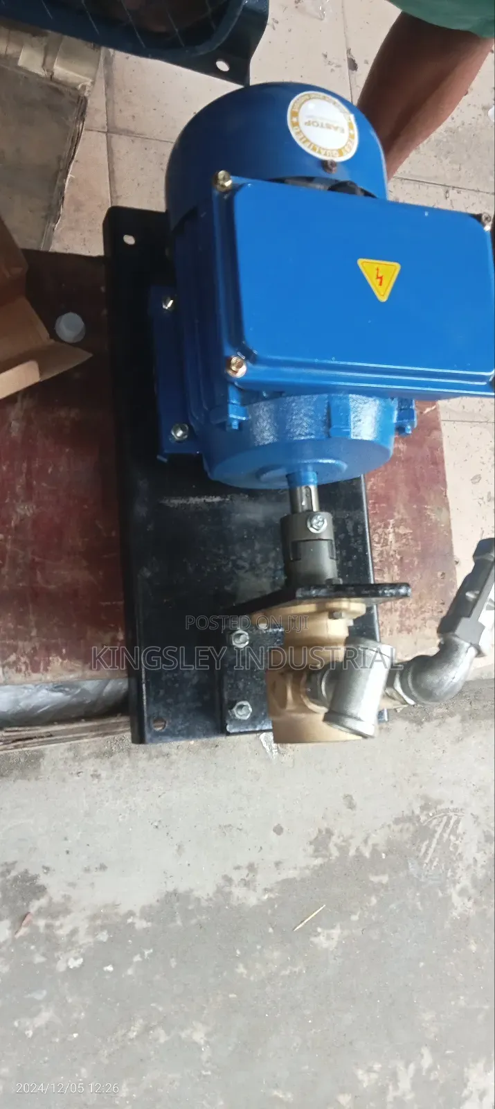 Cylinder to Cylinder Gas Pump Half Inches 1hp Electric Moto