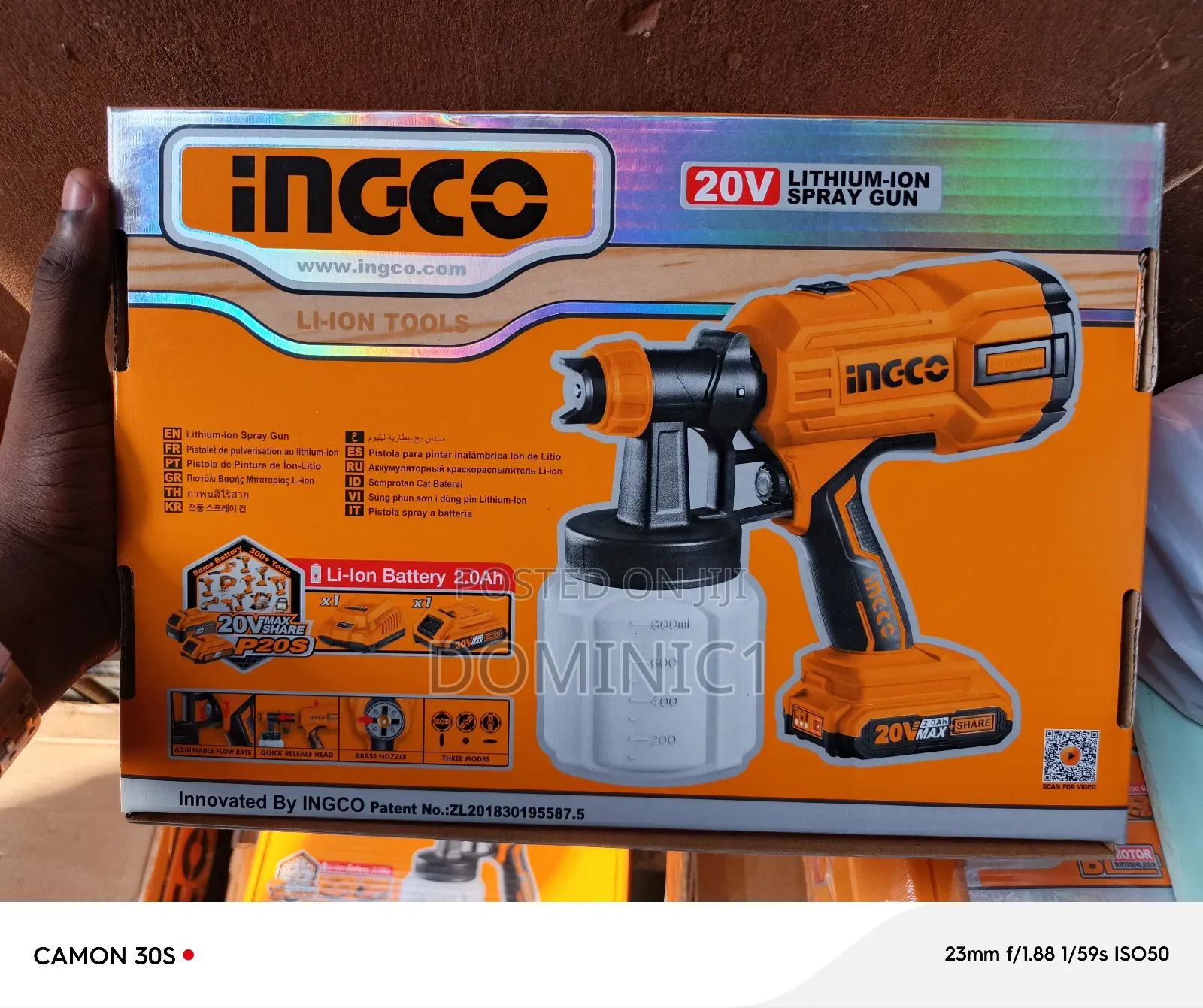 Spray Gun Ingco Cordless Spray Gun