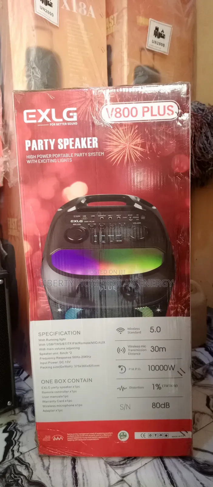 Exlg V800 Plus Party Speaker