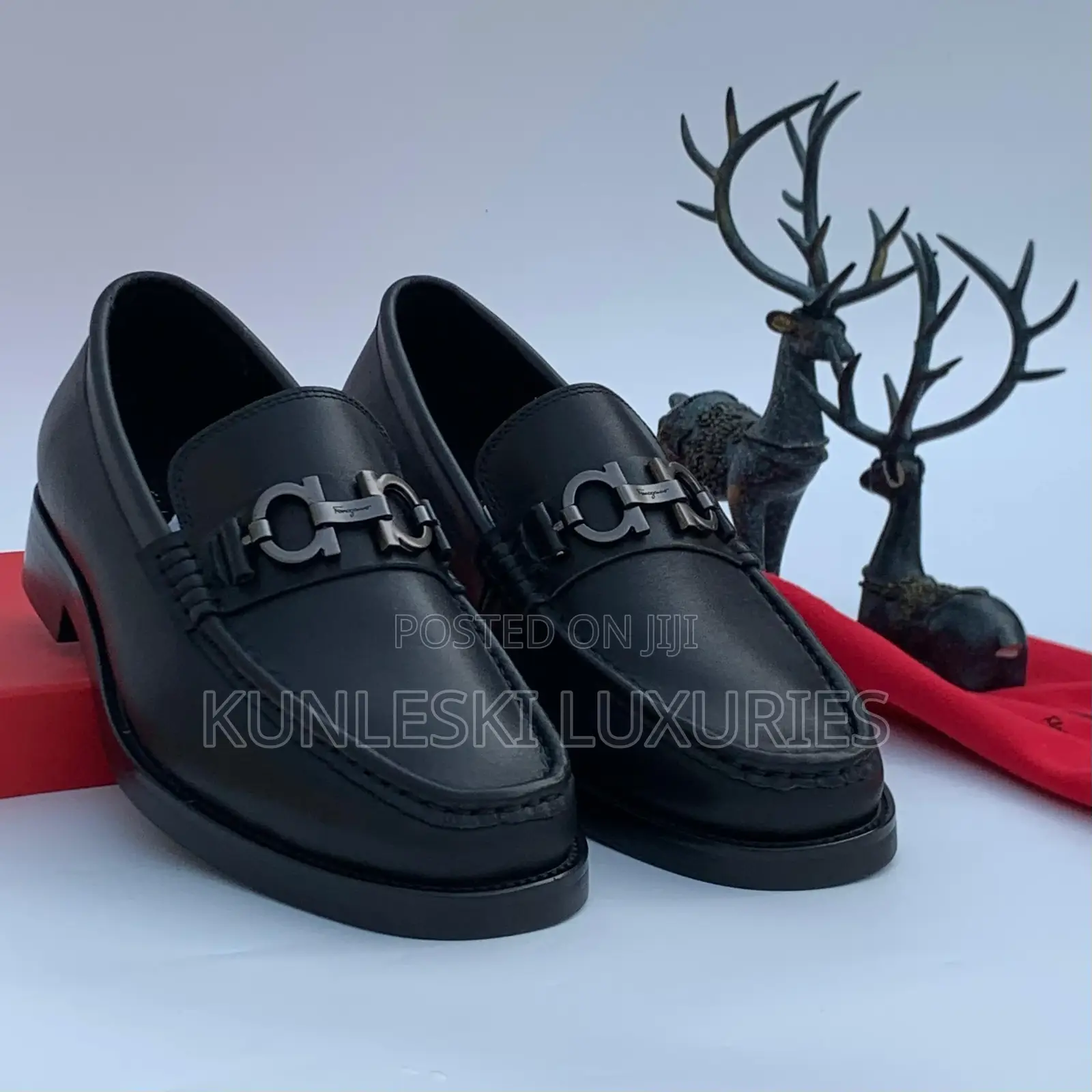 Original Salvatore Ferragamo Men Leather Shoes