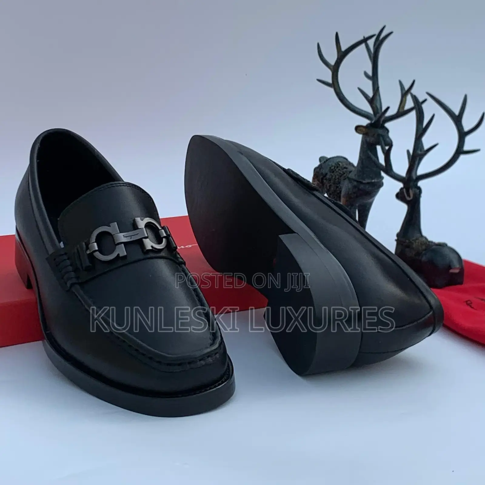 Original Salvatore Ferragamo Men Leather Shoes