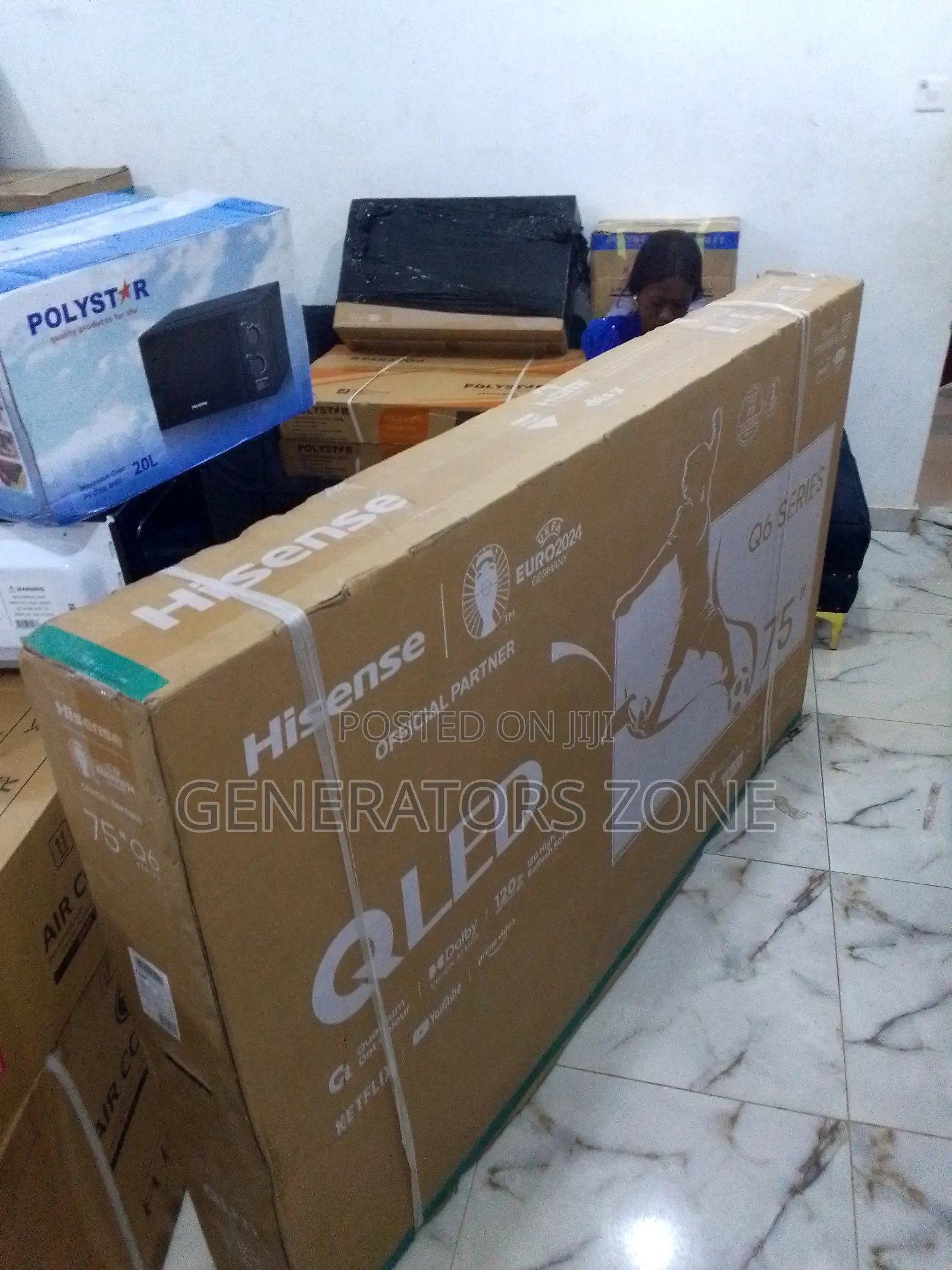Seamless Hisense Qled Hisense 75 Inches "Q6 Series"