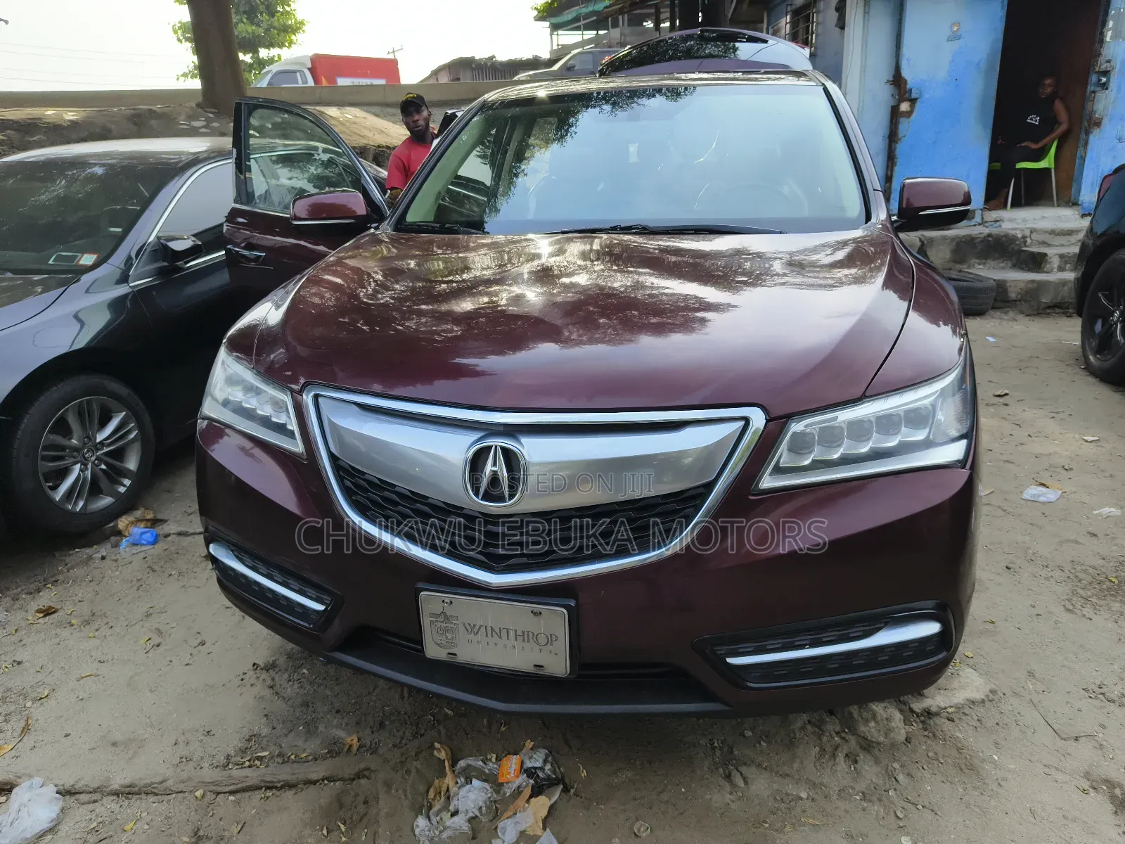 Acura MDX SH 4dr SUV AWD (3.5L 6cyl 9A) 2016 Red