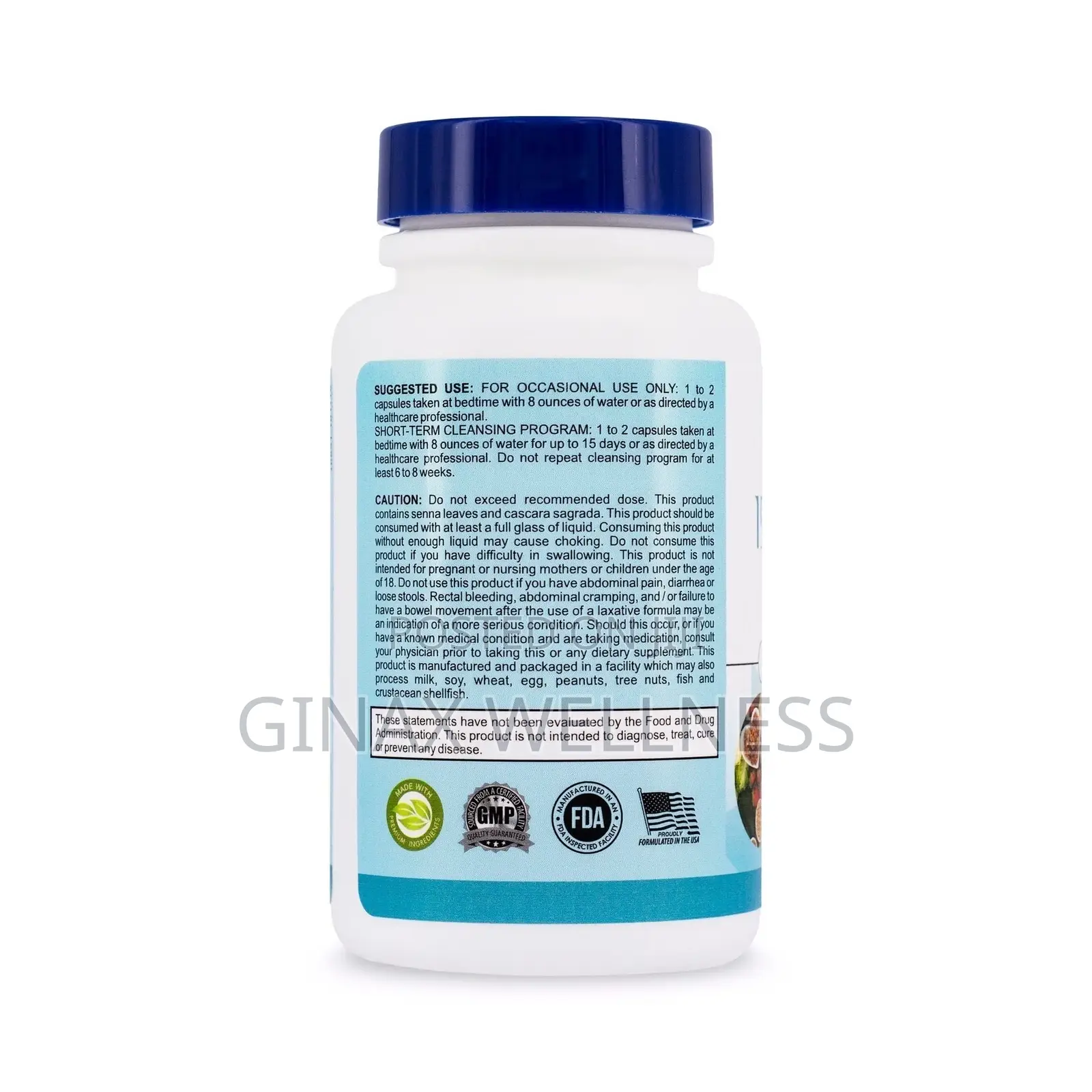 15 Day Cleanse Capsules For Gut Health And Constipation