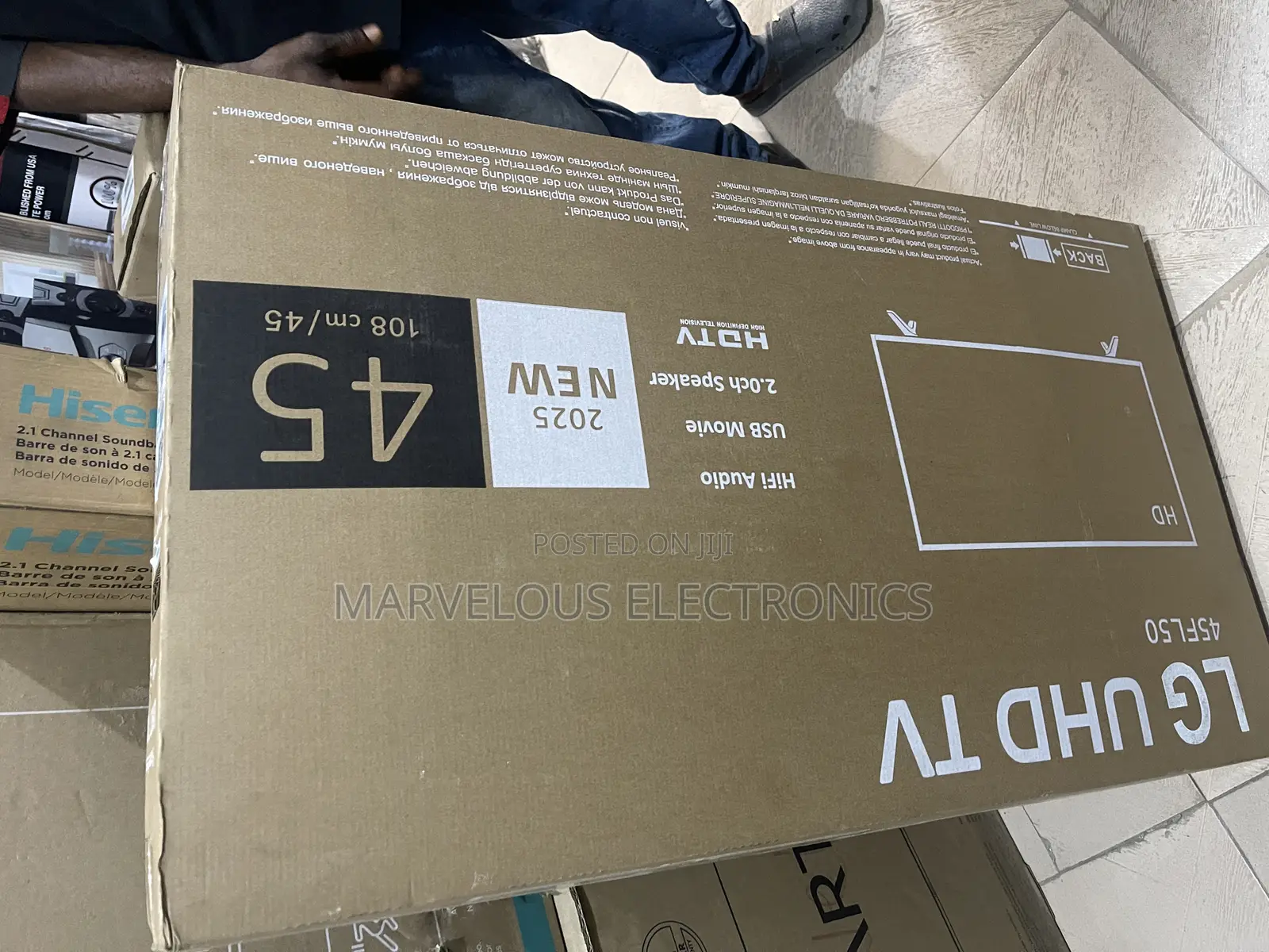 Brand New LG 45inch LED Framless Television