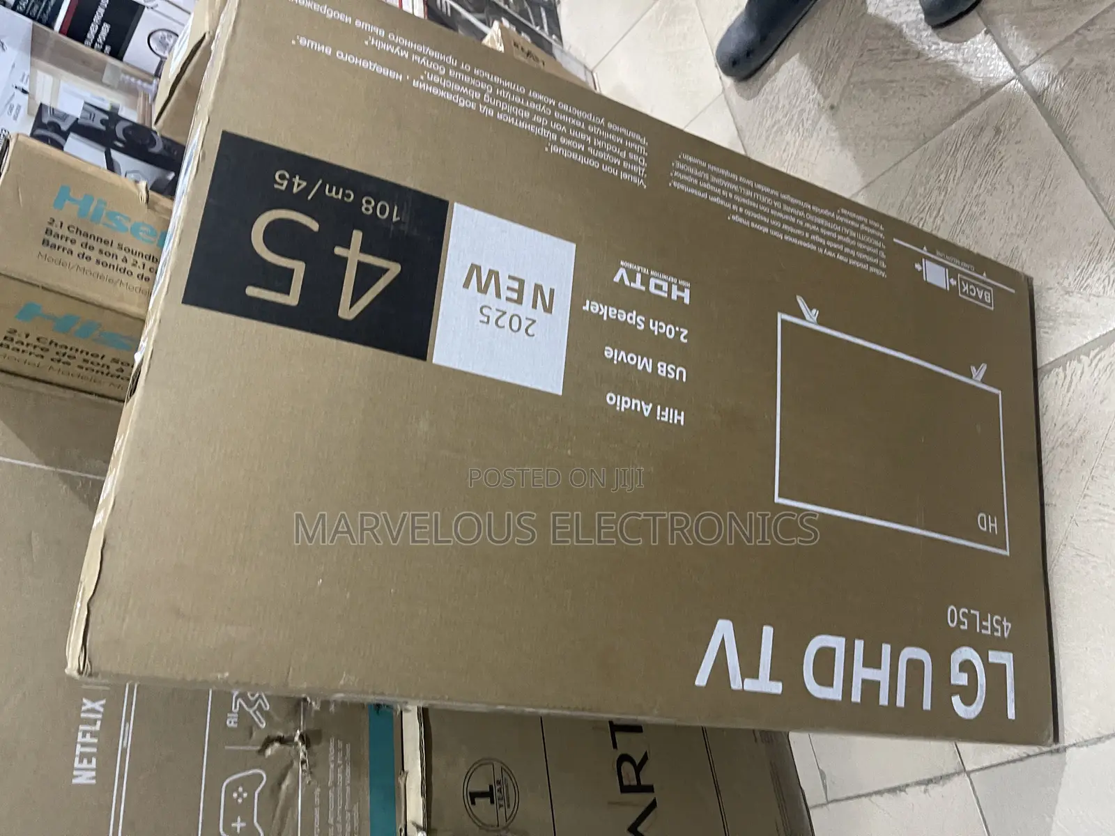 Brand New LG 45inch LED Framless Television