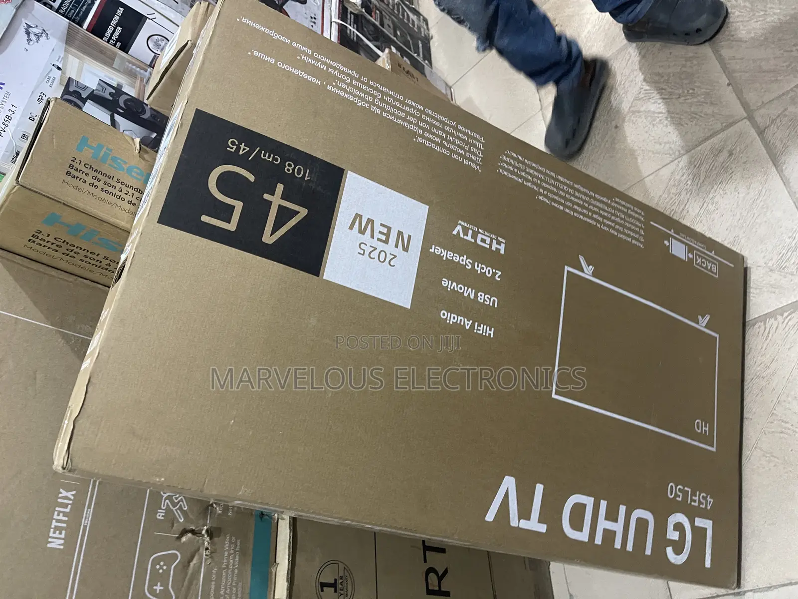 Brand New LG 45inch LED Framless Television
