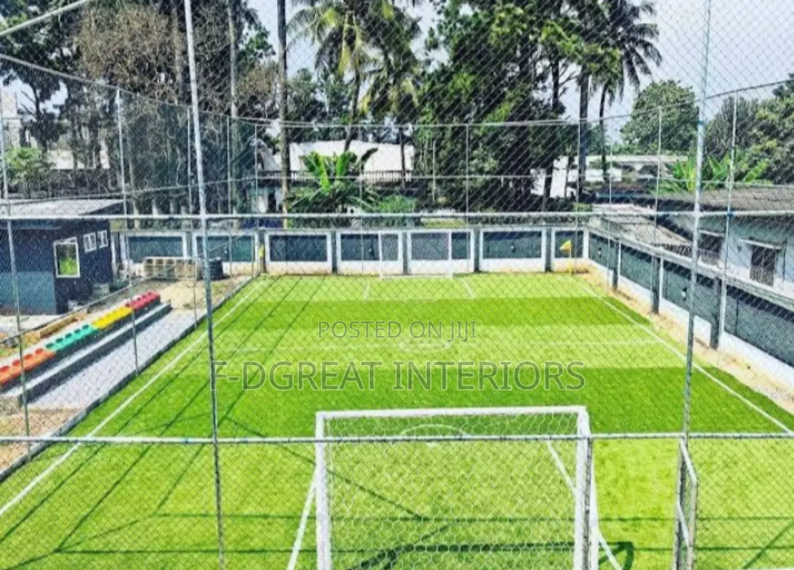 Football Pitch Grass Installation