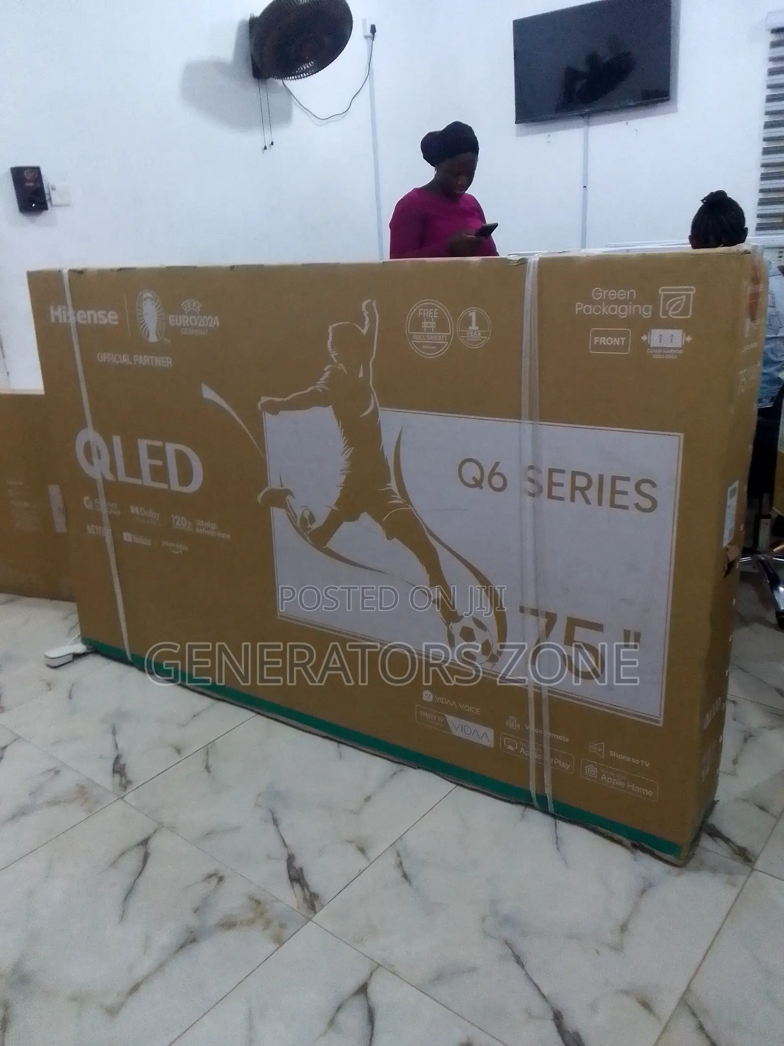 Qled Quality Hisense 75 Inches "Qseries"