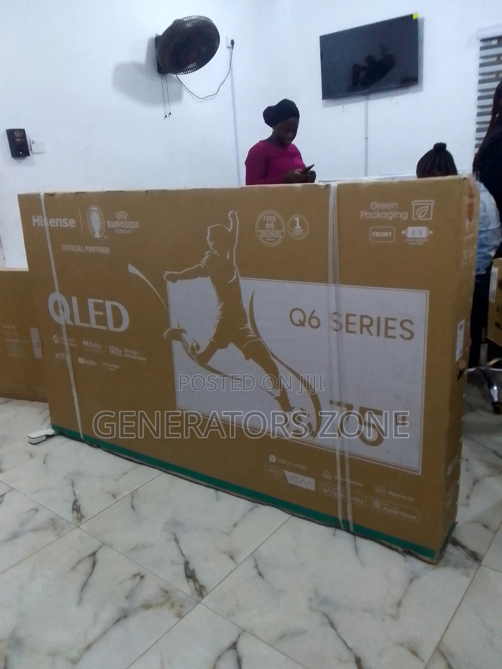 Qled Quality Hisense 75 Inches "Qseries"