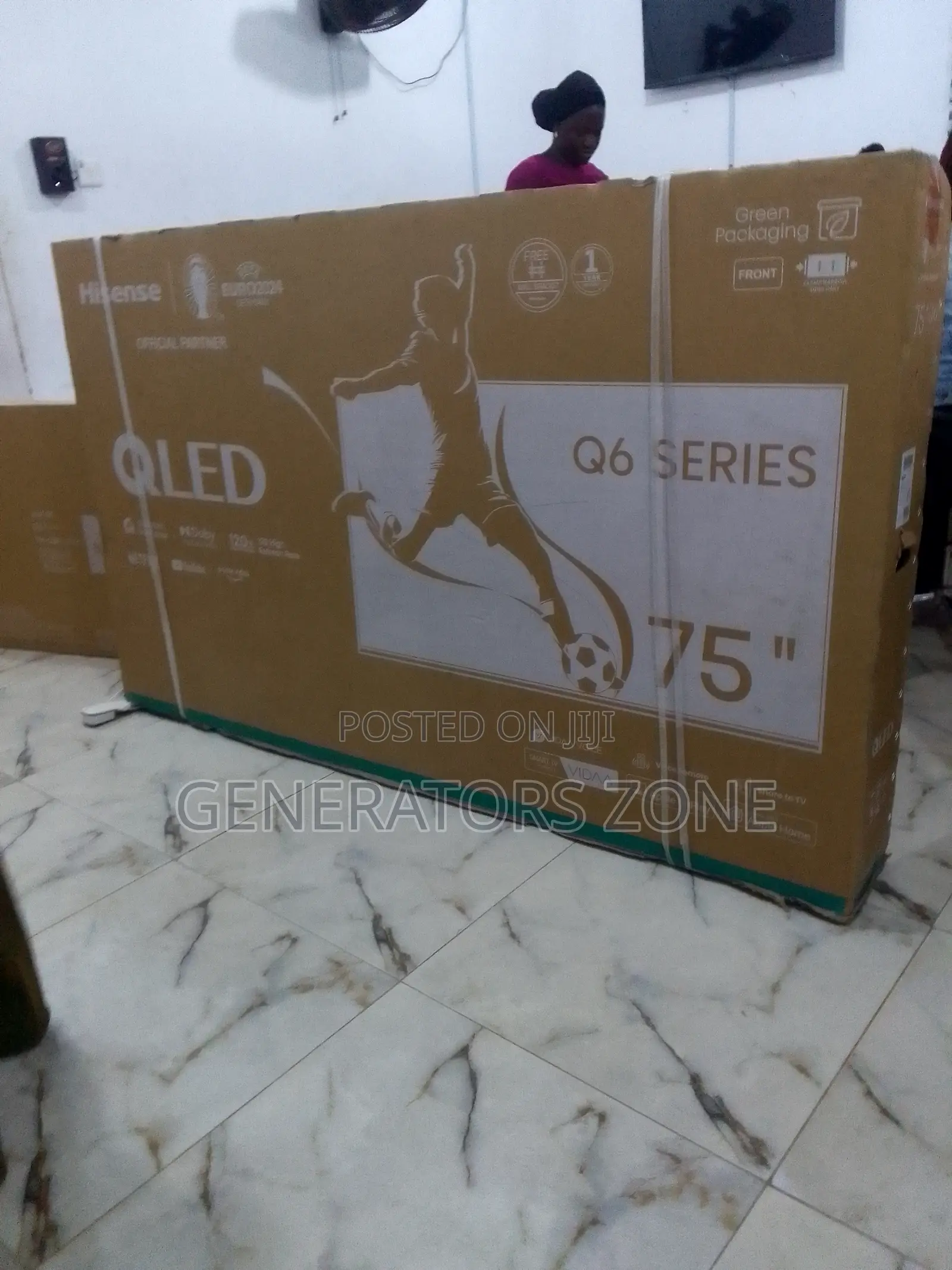 Dolby Vision Hisense Qled 75 Inches "Qseries"