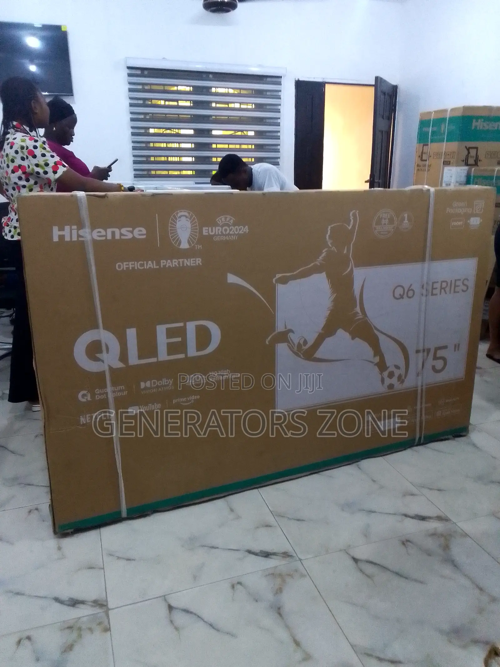 Vibrant Display Hisense Qled 75 Inches Qseries