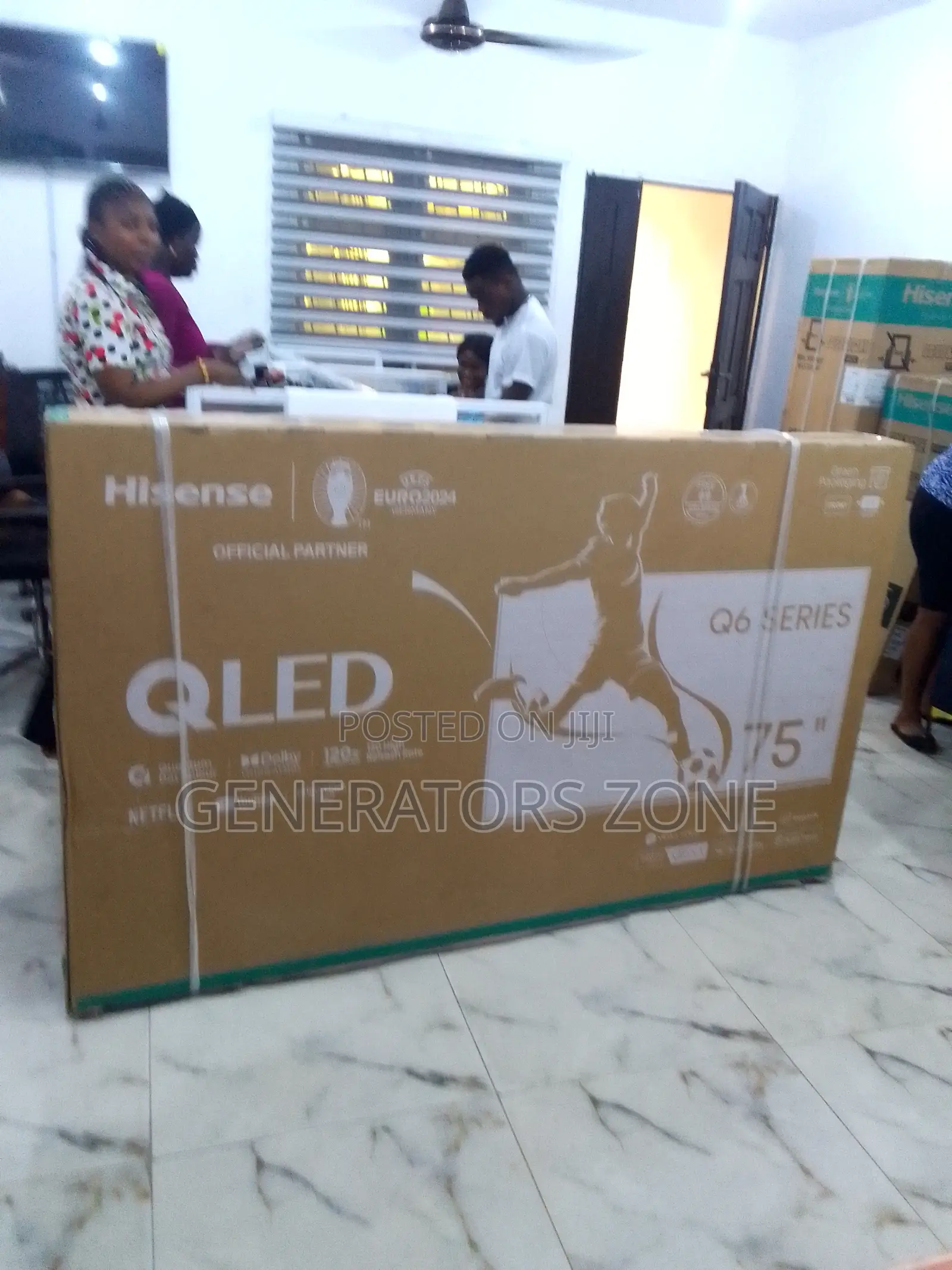 Large Display Hisense Qled 75 Inches Qseries
