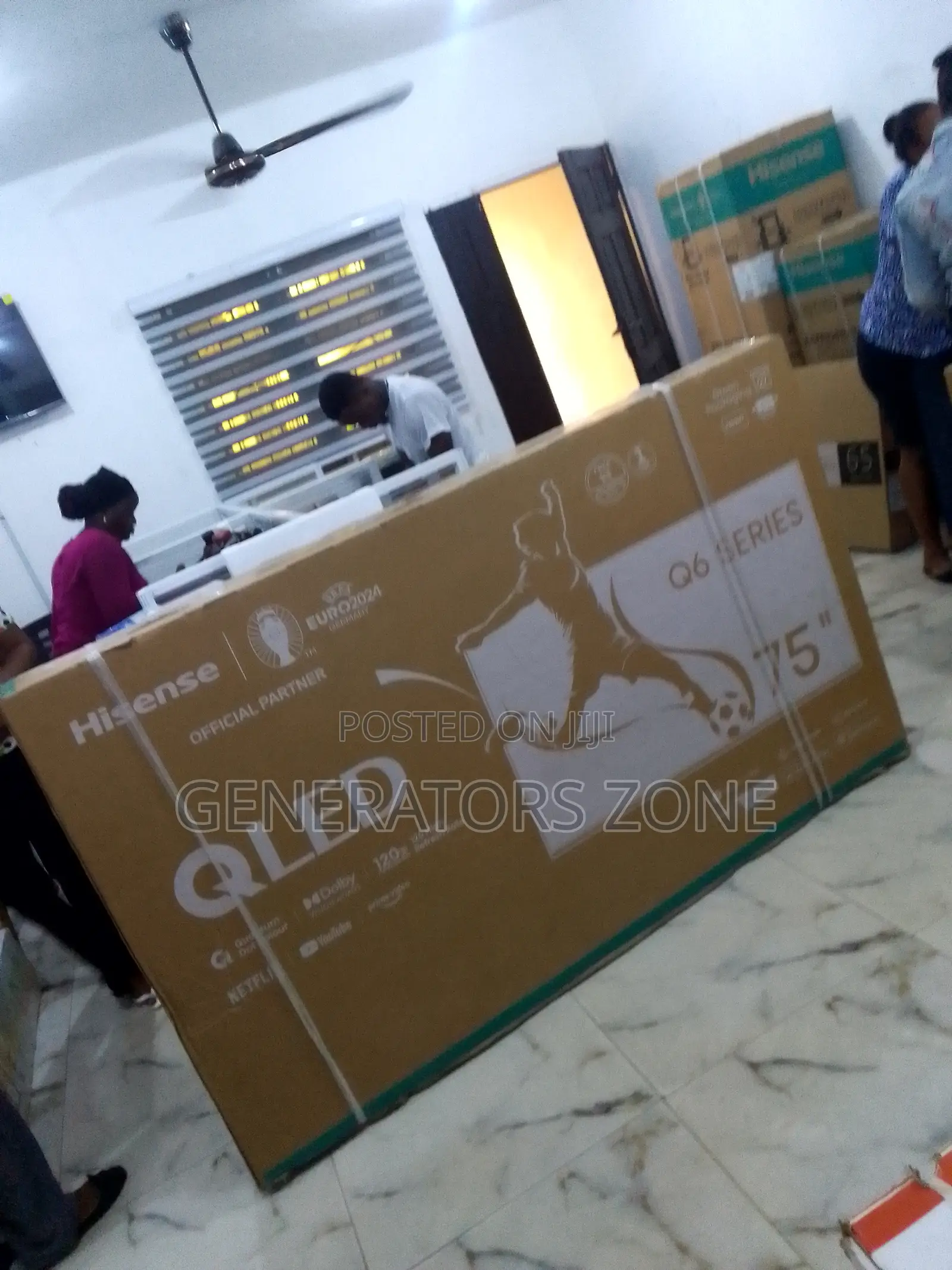 Clear Image Hisense Qled 75 Inches Qseries Tv