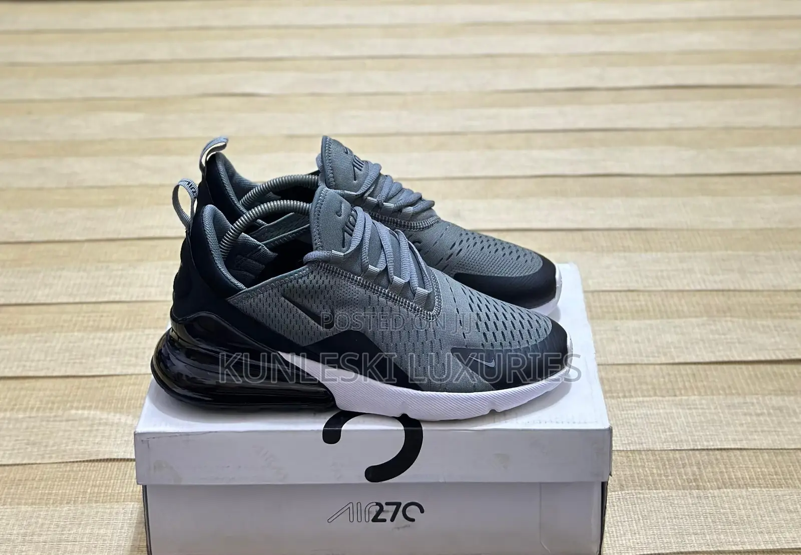 Original Nike Air Max 270 Grey Sneakers