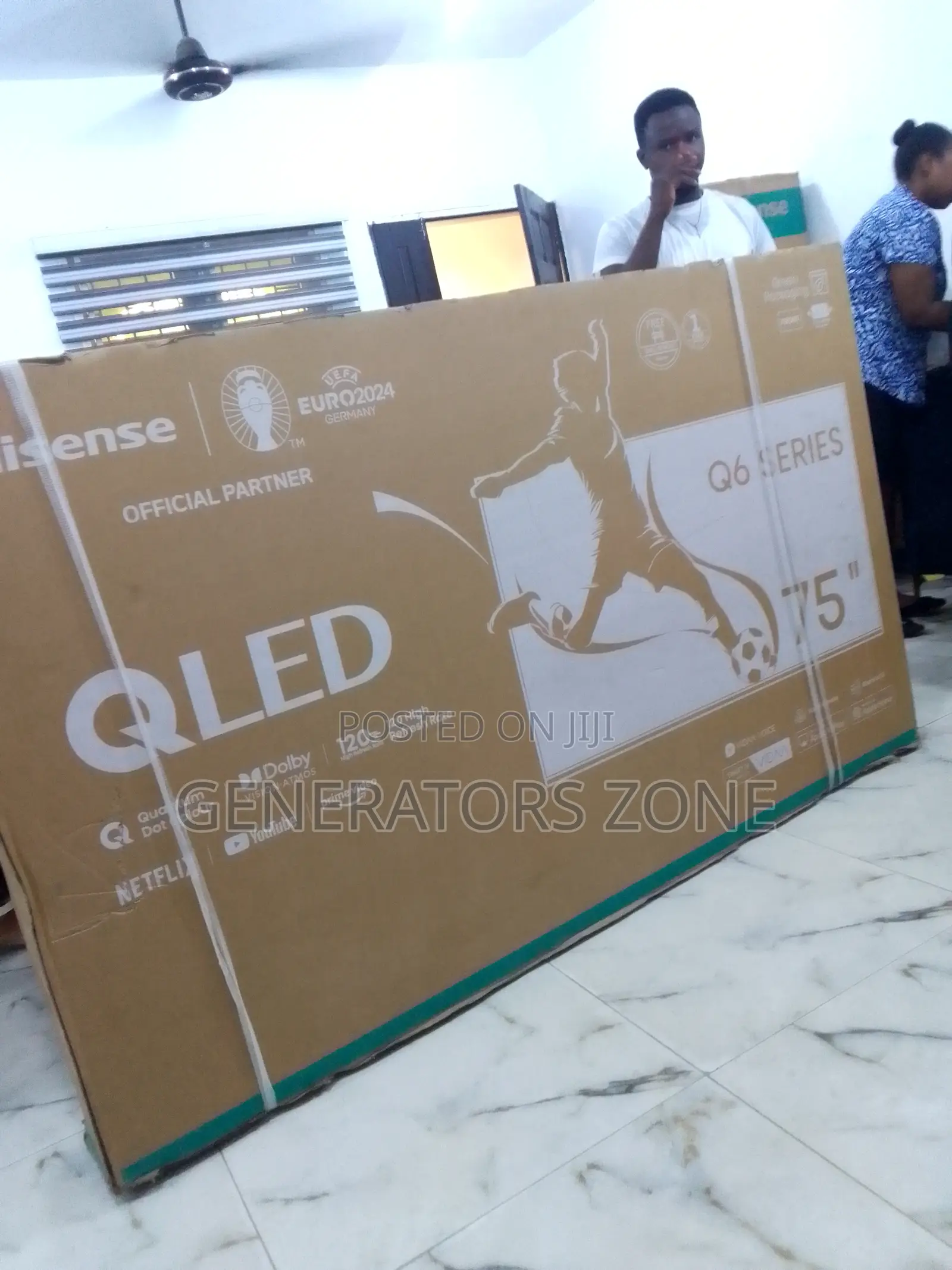 75-Inch Display Hisense Qled Qseries Tv