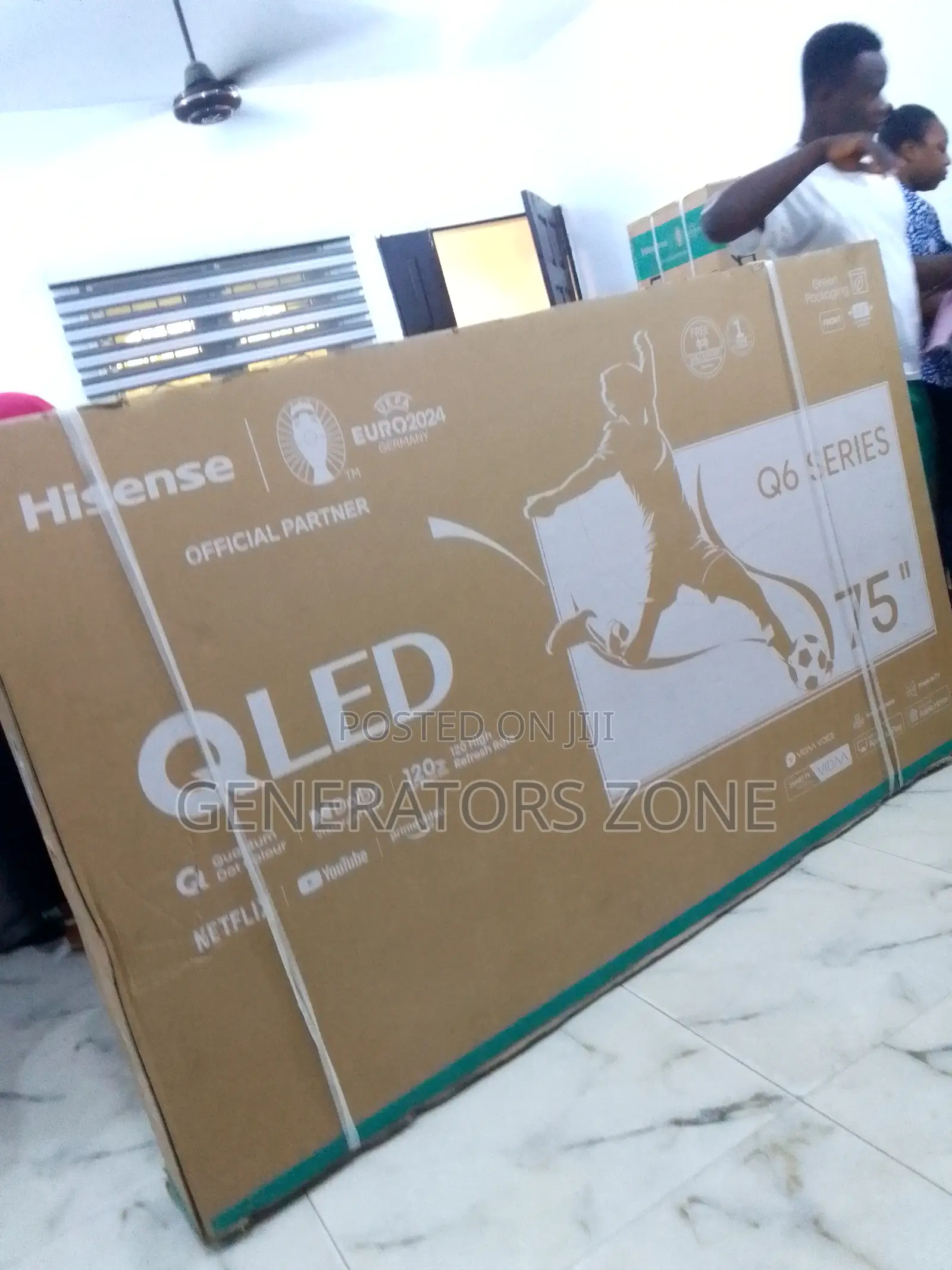 75-Inch Display Hisense Qled Qseries Tv