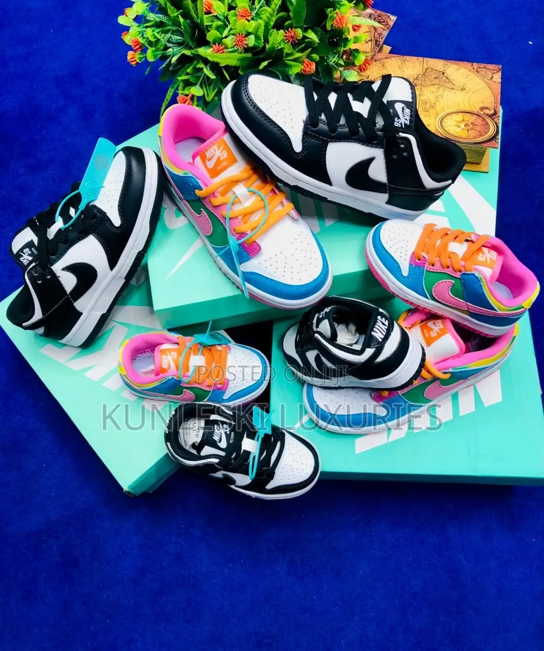 Original Nike SB Dunk Low Sneakers for Kids