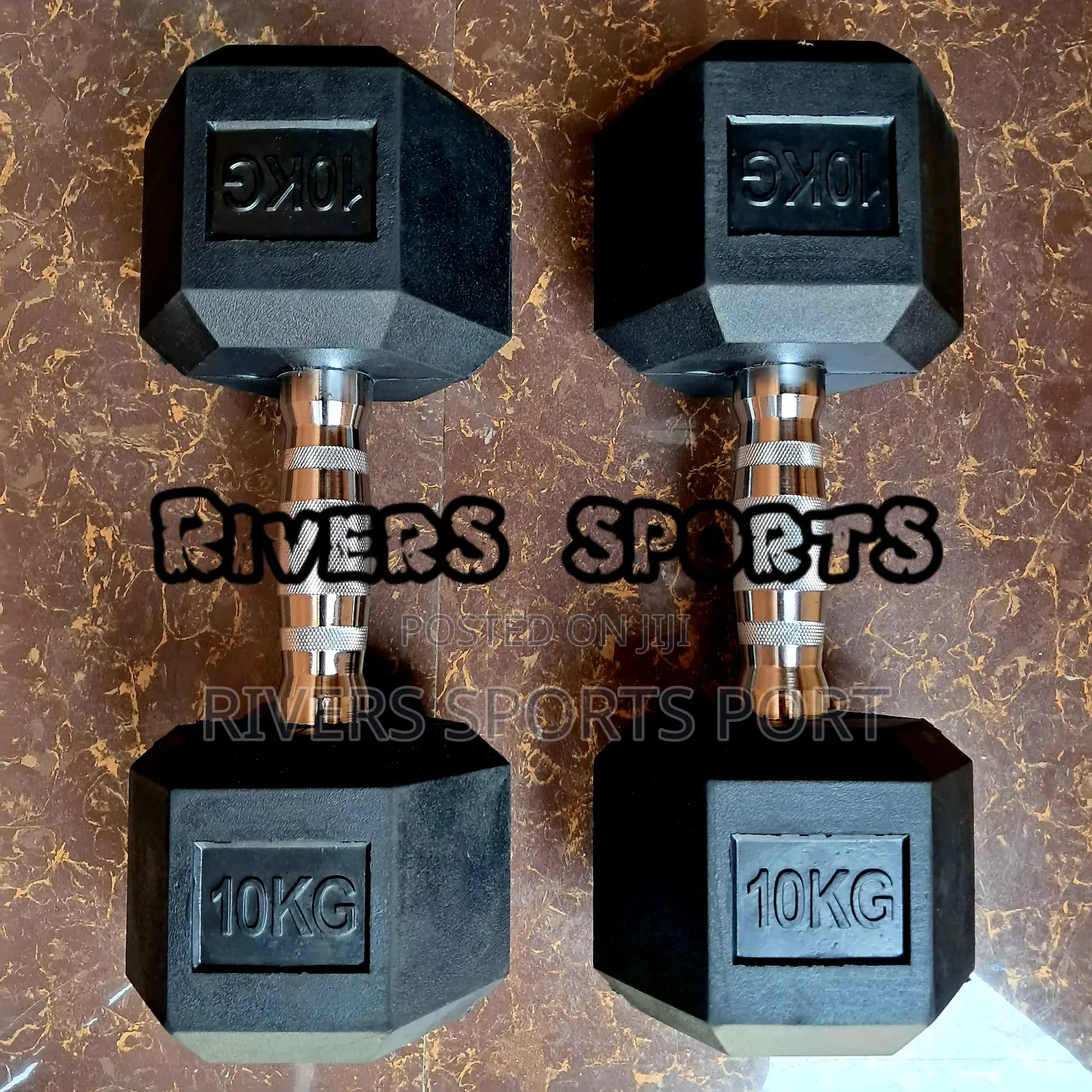 10kg Hex Dumbbell