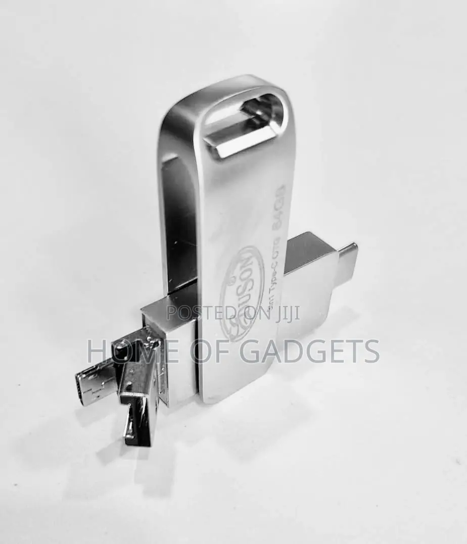 3 in 1 (64gb) Flash Drive With Type C Port (Metal)