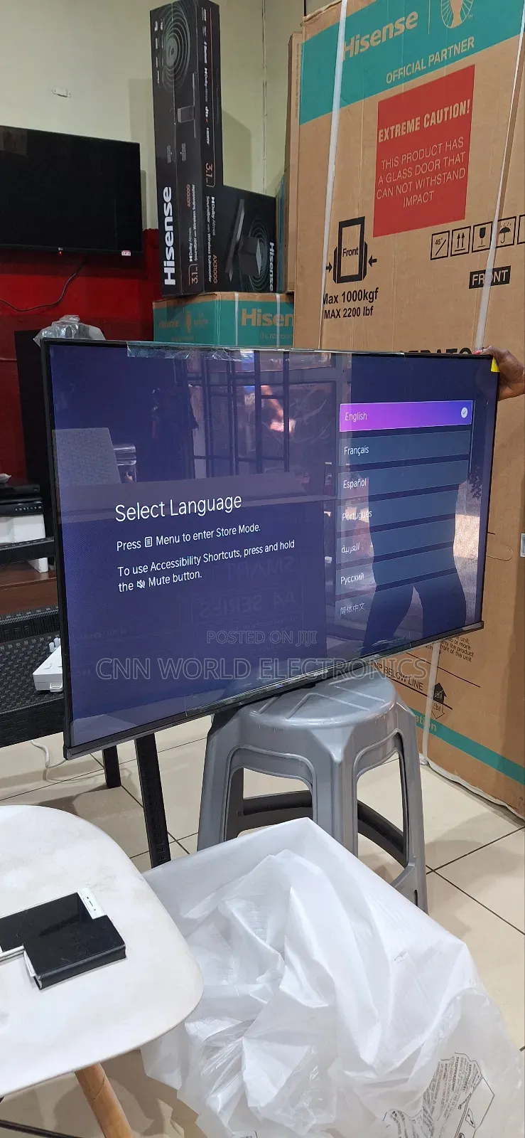 2025made Hisense 43" Full Smart Flameless Netflix Youtube