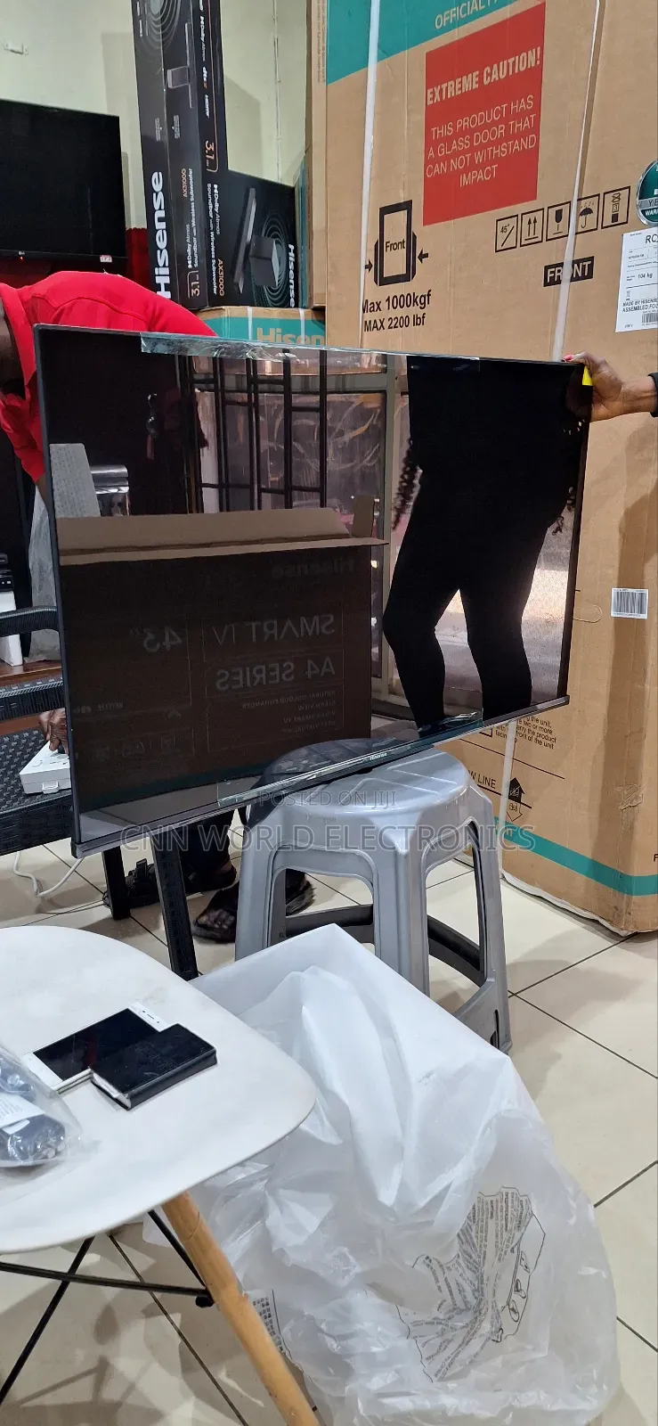 2025made Hisense 43" Full Smart Flameless Netflix Youtube