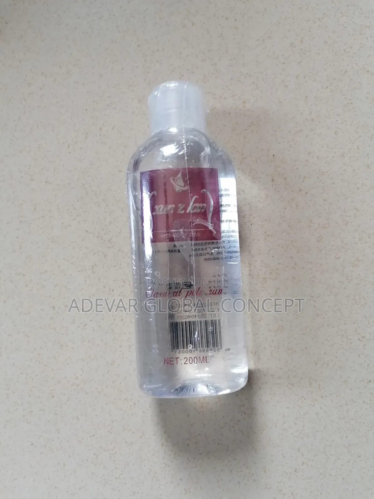 200ml Lube Sex Toy Water Based Lubricant for Women
