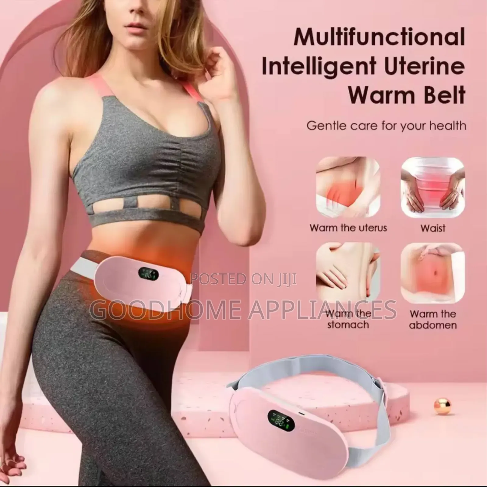 Warm Waist Massager Menstrual Heating Pad Relief