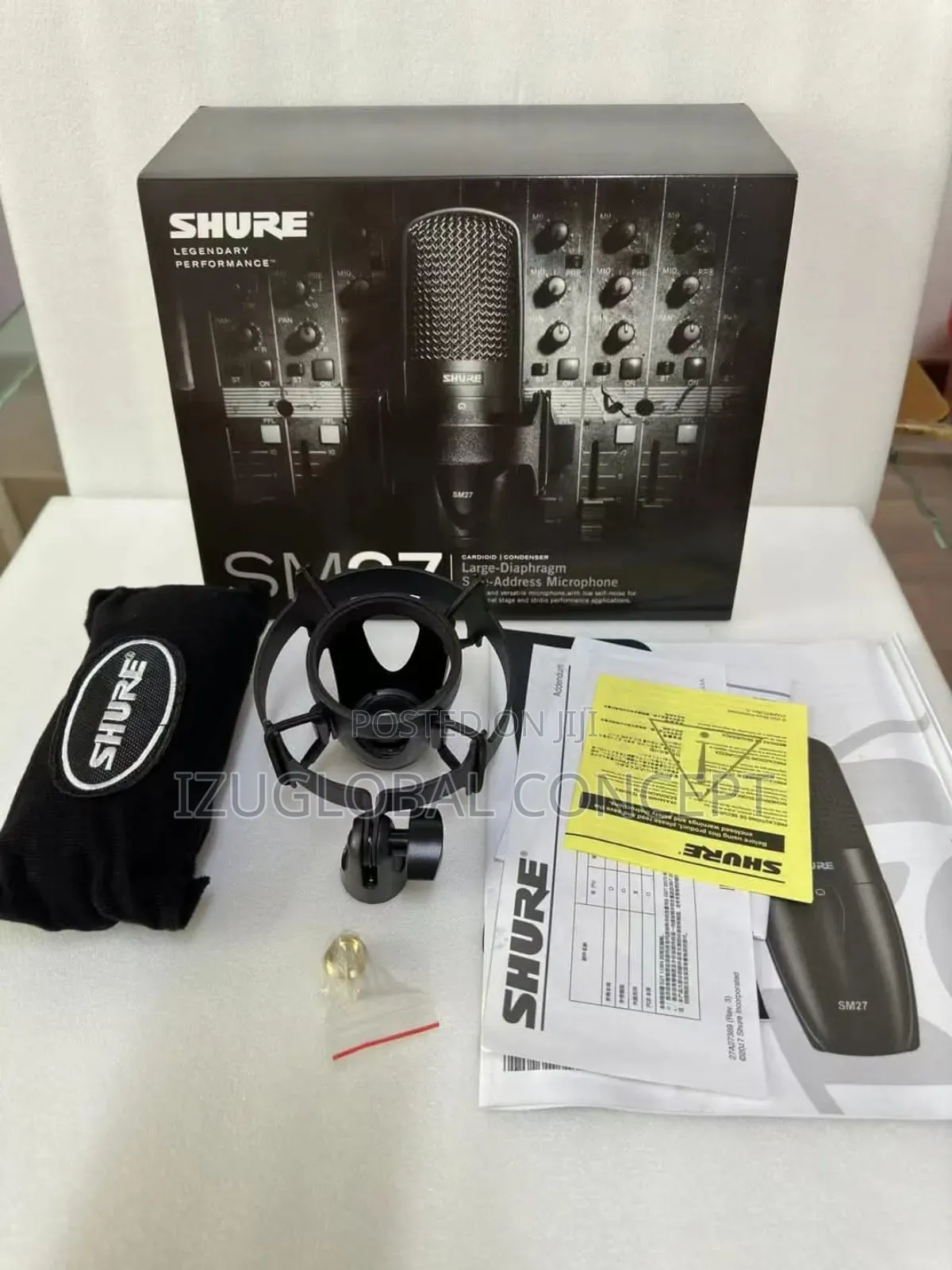 Shure SM27 Large-Diaphragm Condenser Microphone