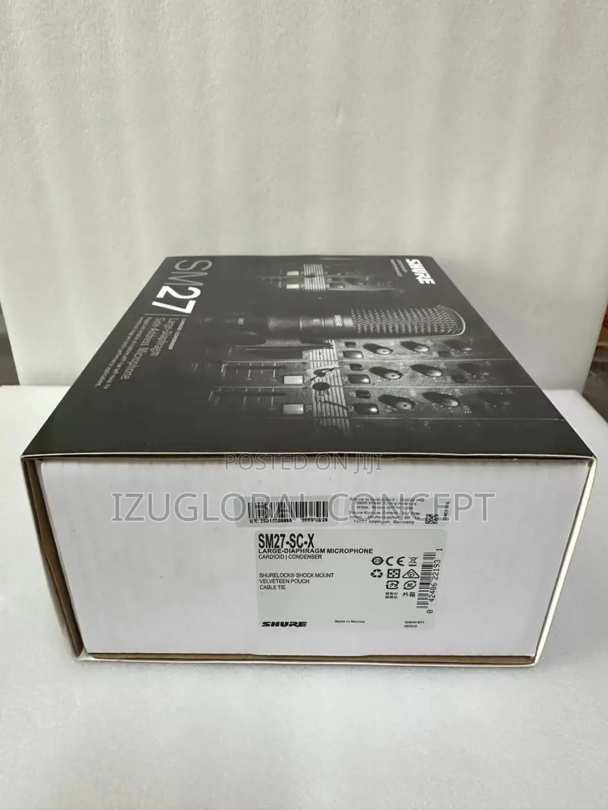 Shure SM27 Large-Diaphragm Condenser Microphone