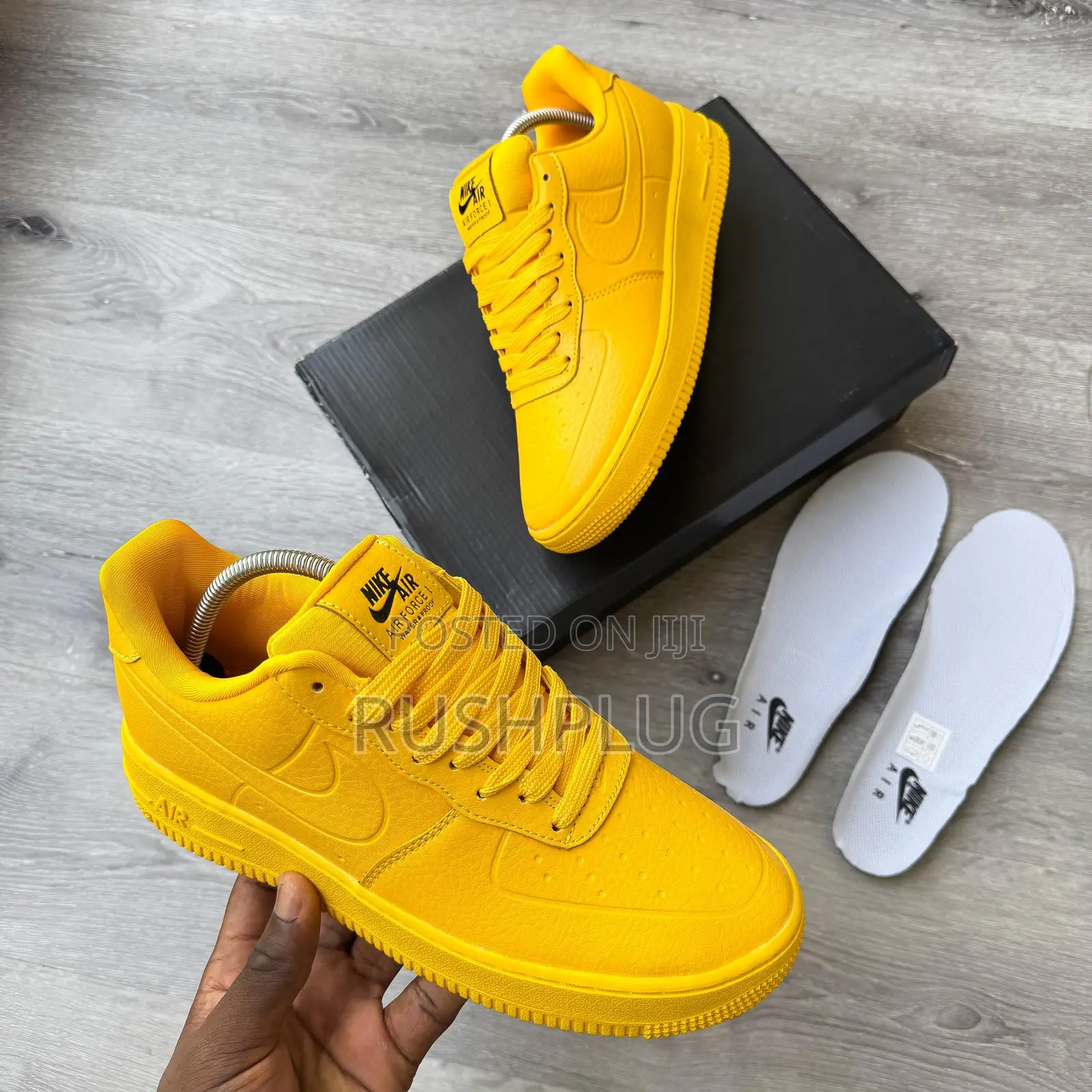 Nike Air Force 1 ‘07 Pro-Tech “University Gold” Sneakers