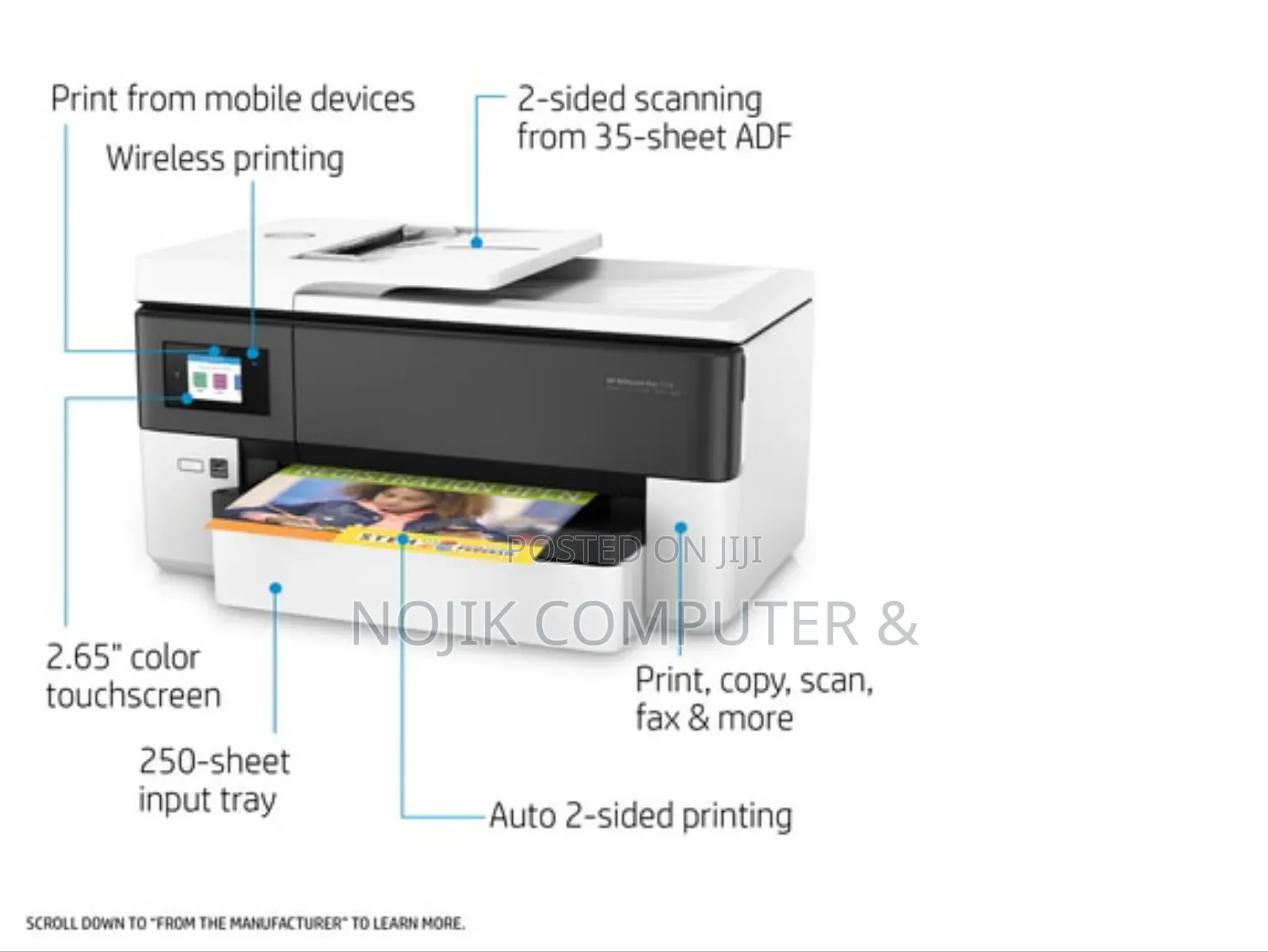 Hp Officejet Pro 7720 Printer (Y0s18a)