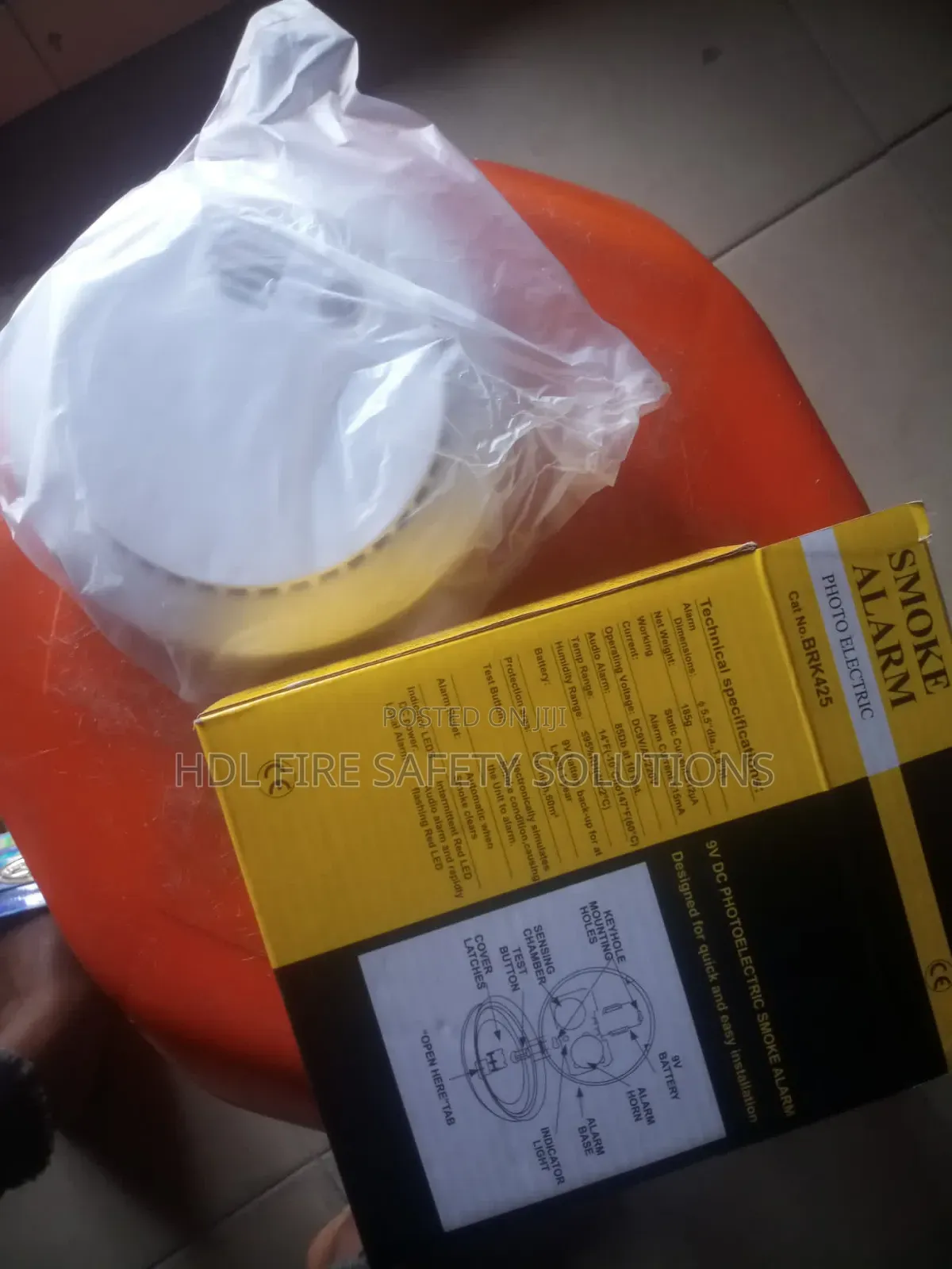 Smoke Detector (Battery Operated And Photoelectric Detector)